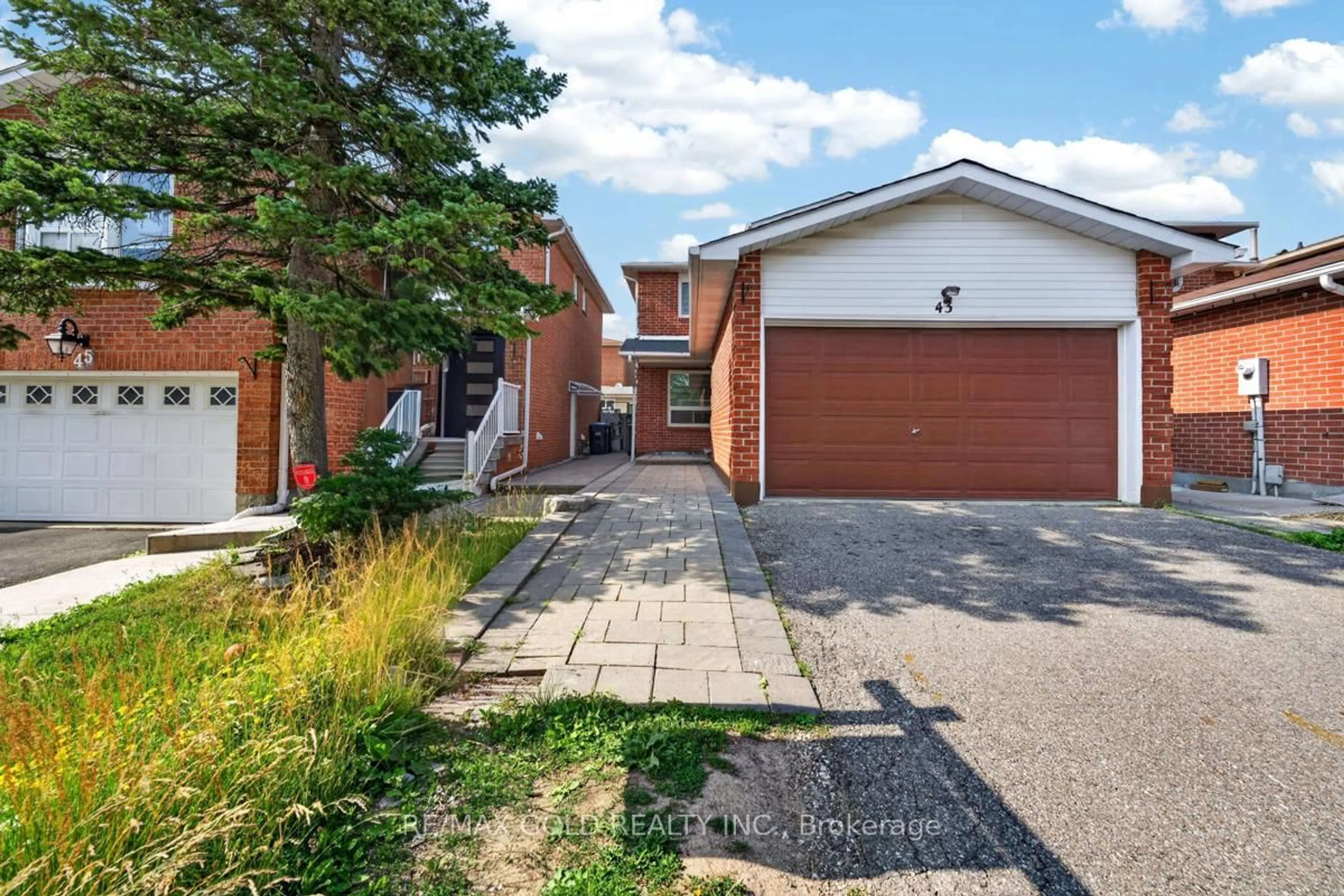 Home with brick exterior material, street for 43 Alabaster Dr, Brampton Ontario L6V 4G8