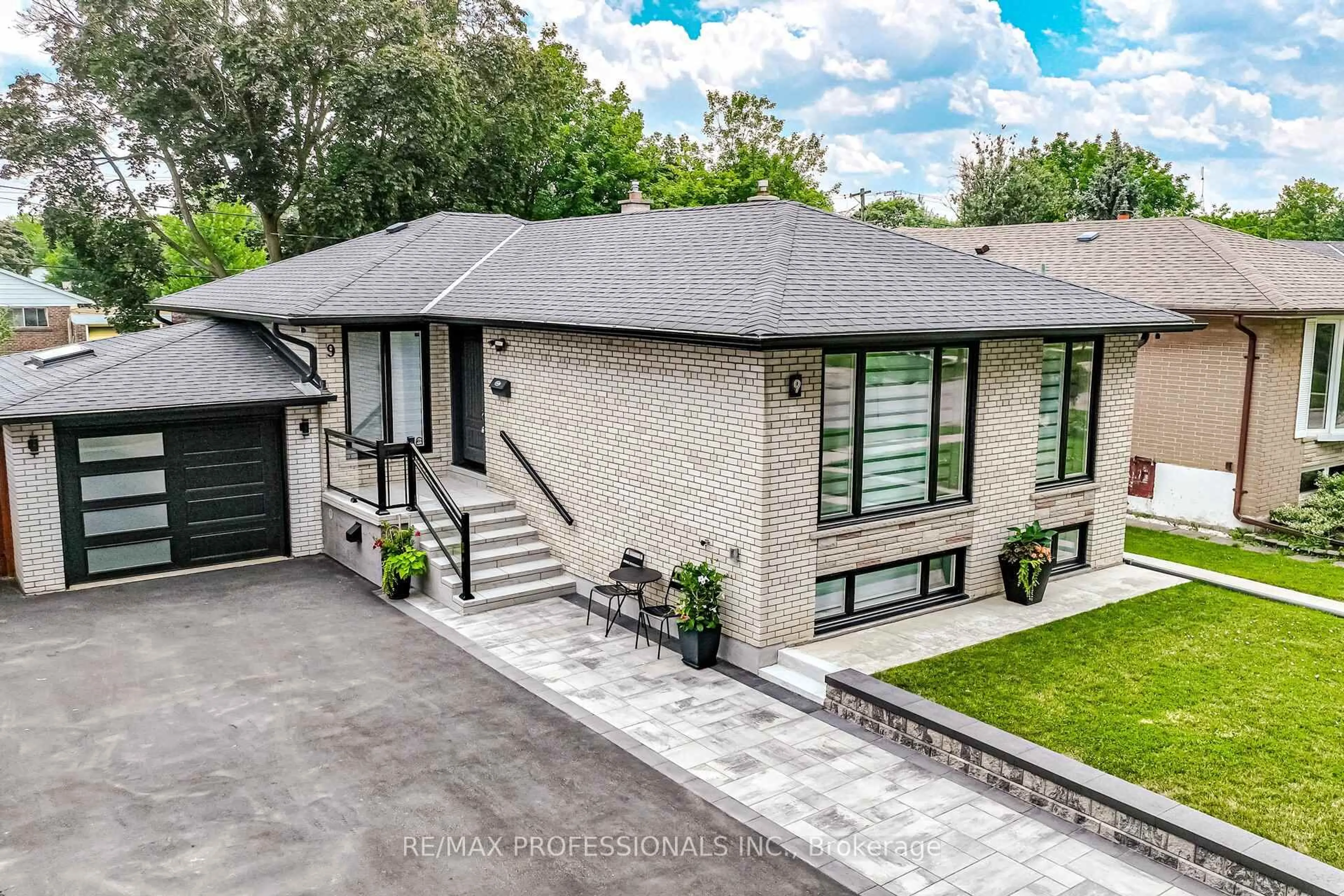Home with brick exterior material, street for 9 Tynevale Dr, Toronto Ontario M9R 2B3