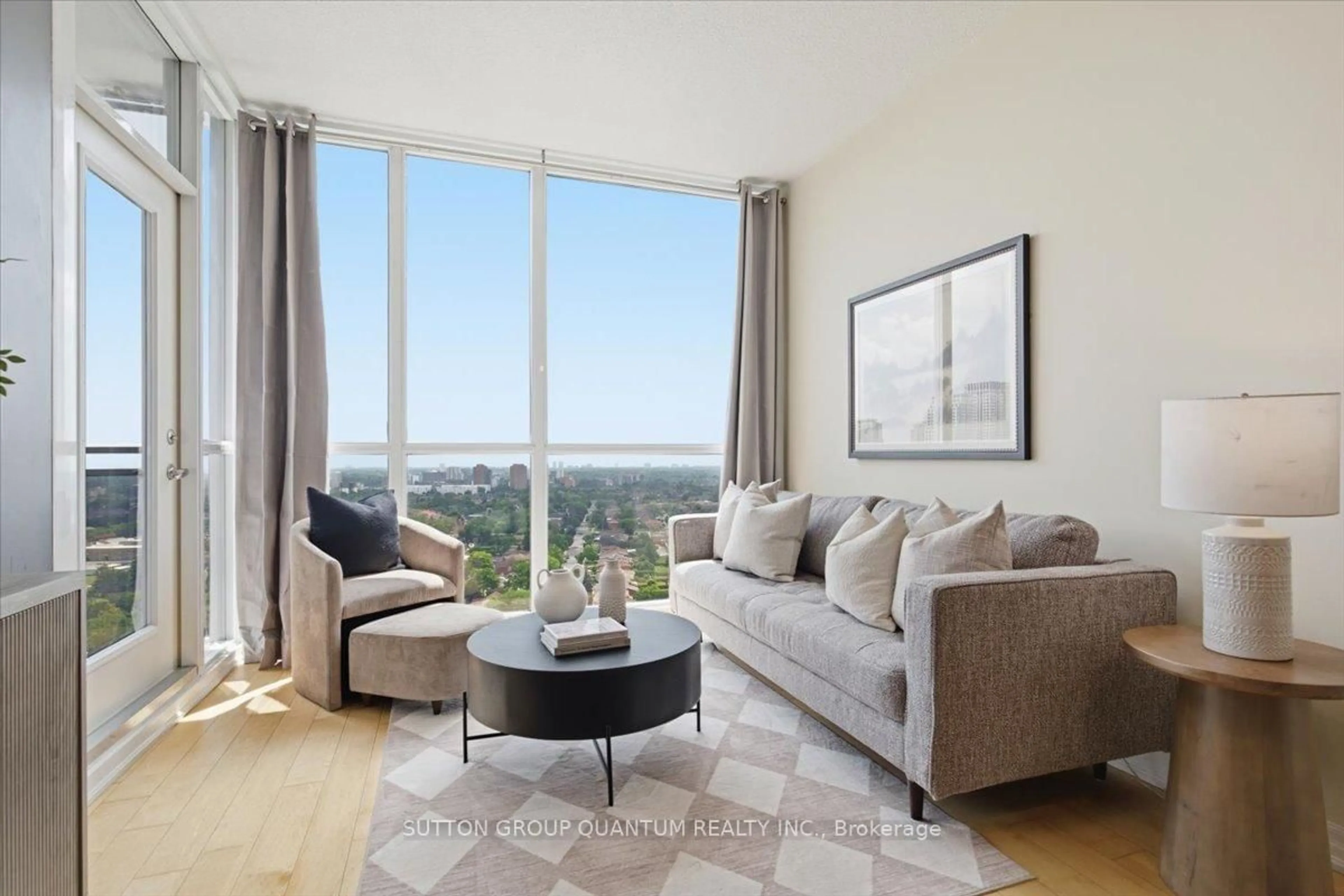 Living room with furniture, unknown for 223 Webb Dr #2203, Mississauga Ontario L5B 0E8