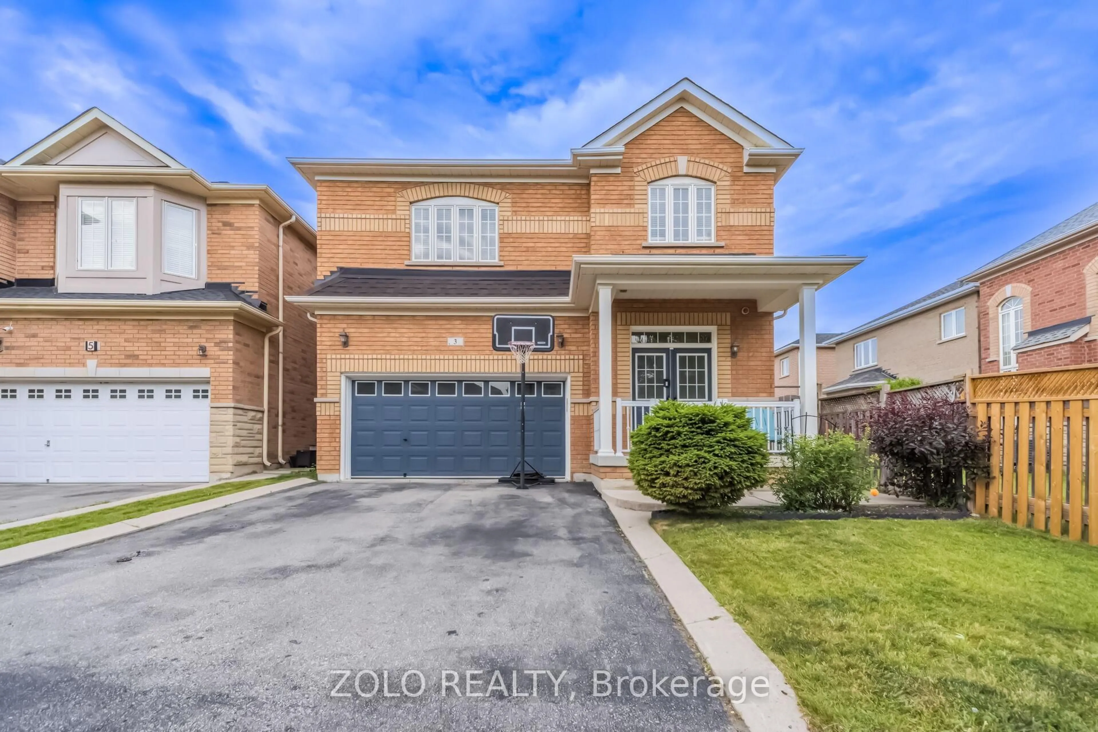 Home with brick exterior material, street for 3 Tennant Dr, Brampton Ontario L6R 0E5