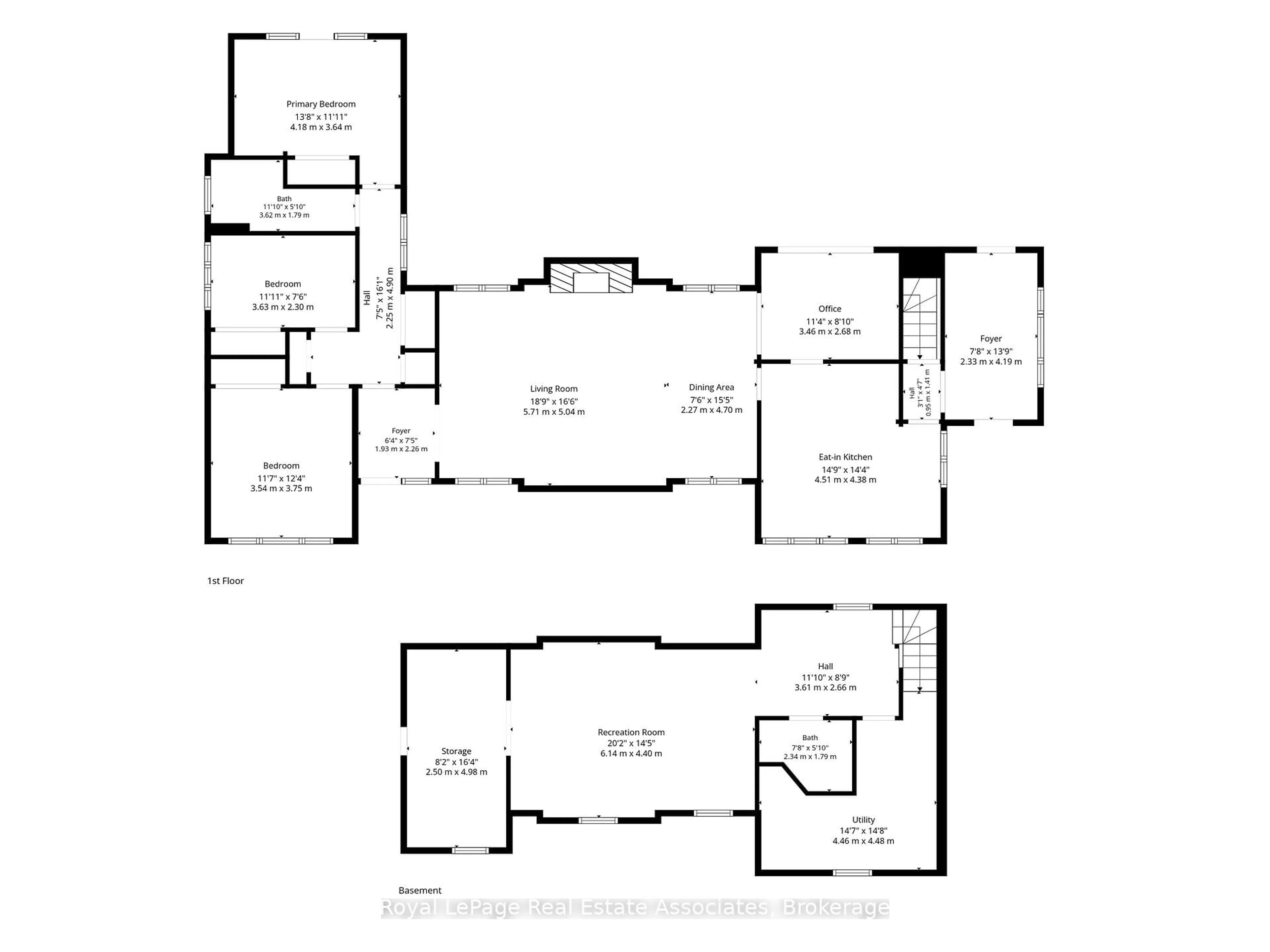 Floor plan for 19 Confederation St, Halton Hills Ontario L7G 3R4