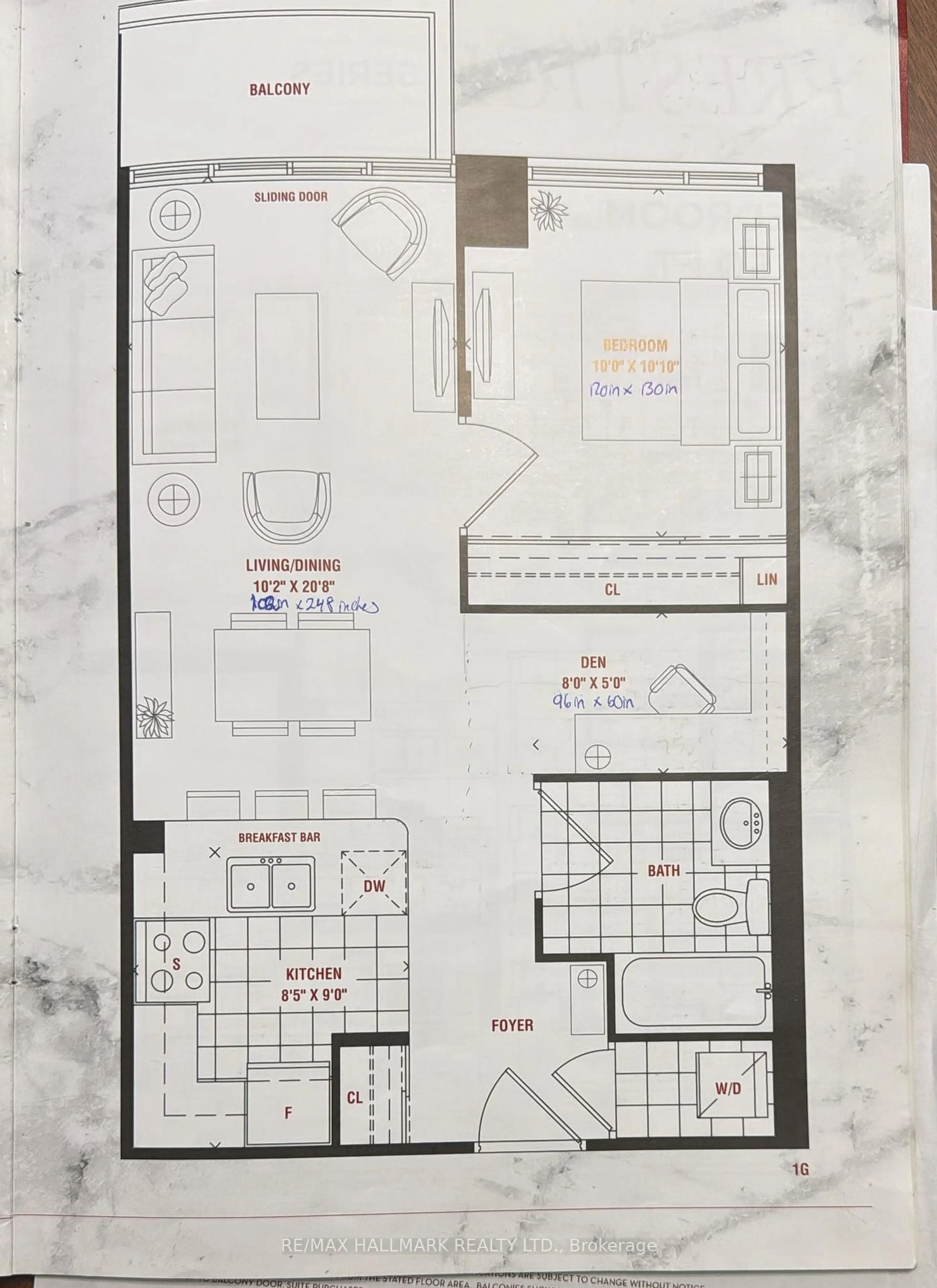 Floor plan for 349 Rathburn Rd #910, Mississauga Ontario L5B 0G9