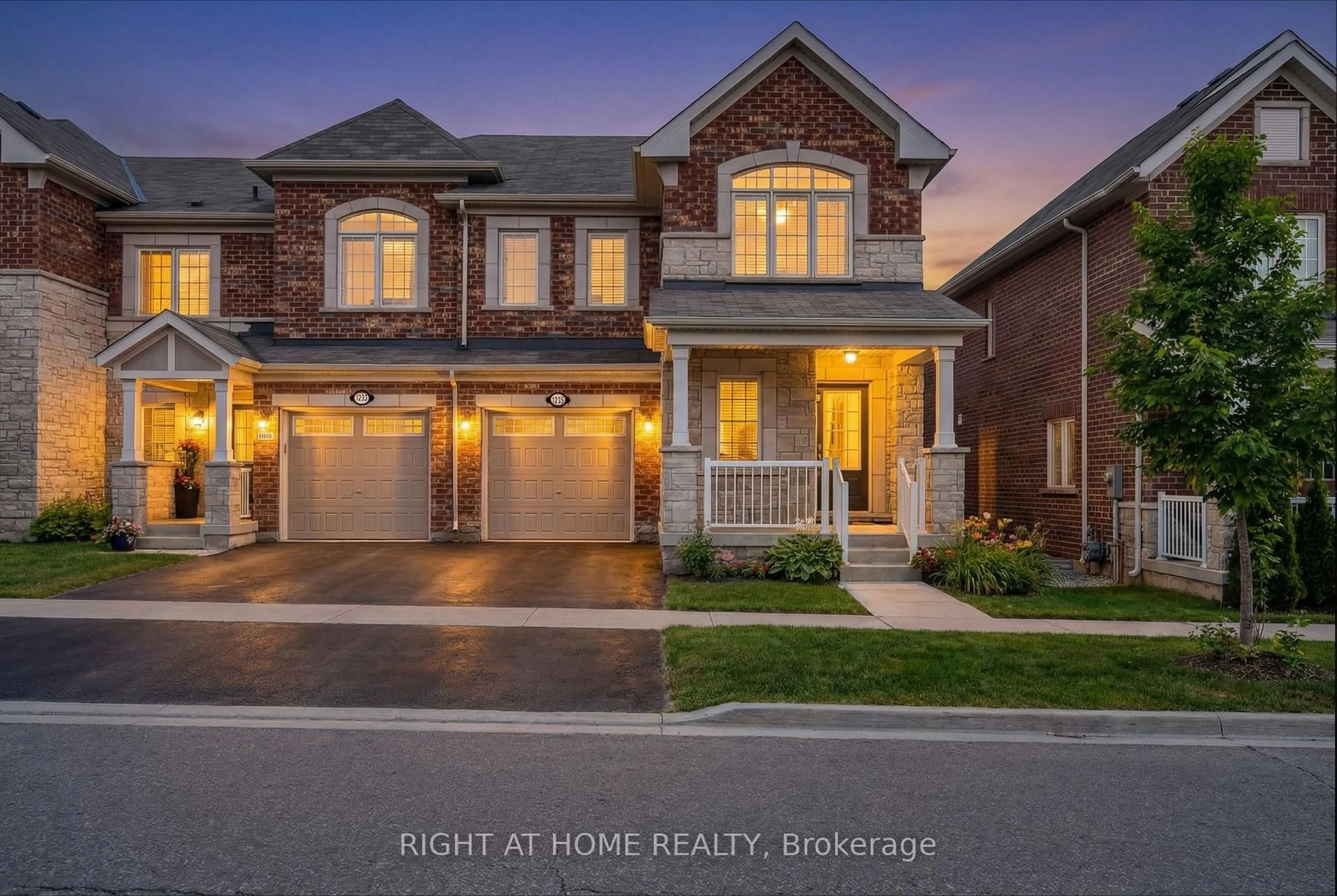 Home with brick exterior material, street for 1235 Mulroney Hts, Milton Ontario L9E 1G1