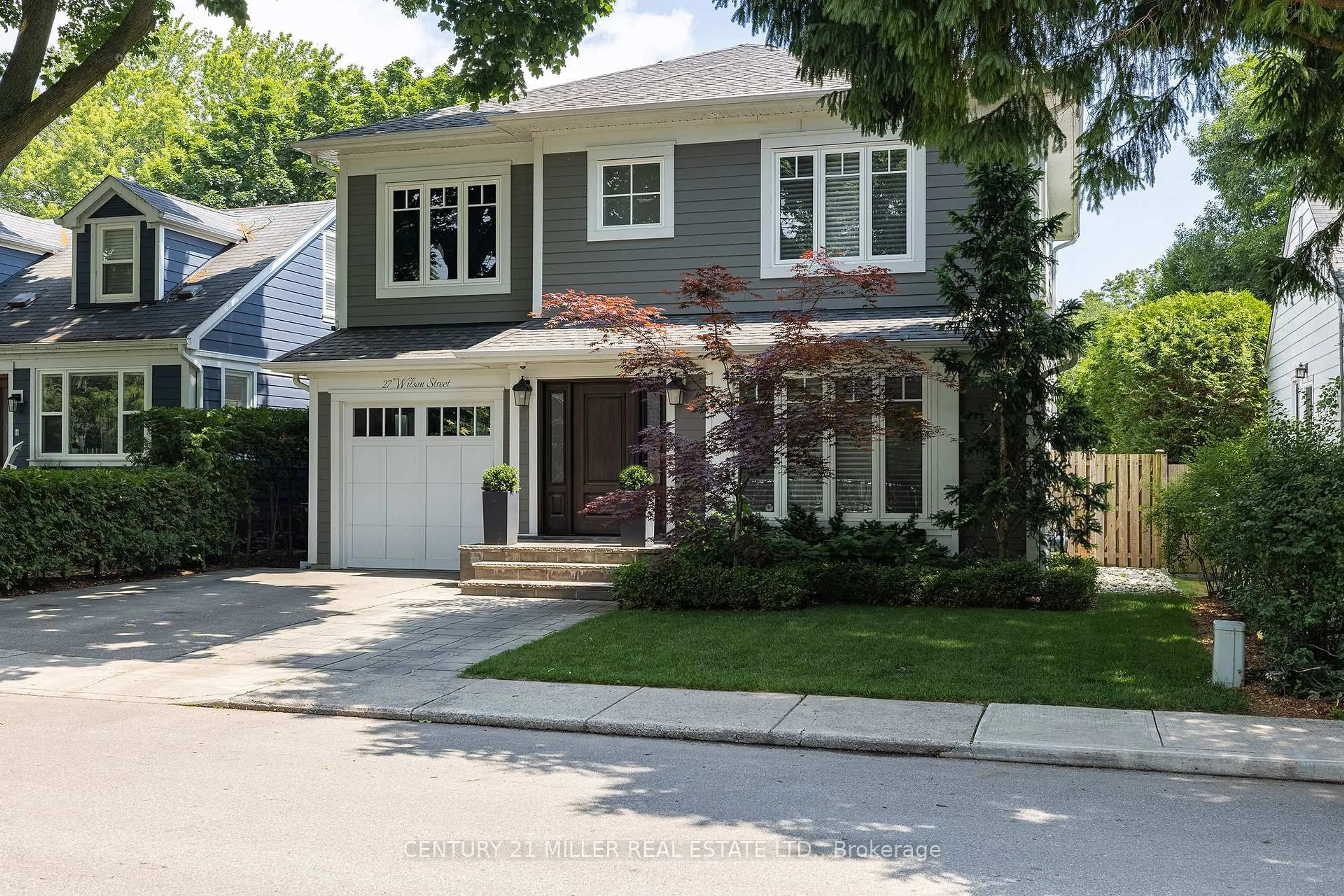 Home with brick exterior material, street for 27 Wilson St, Oakville Ontario L6K 3G2
