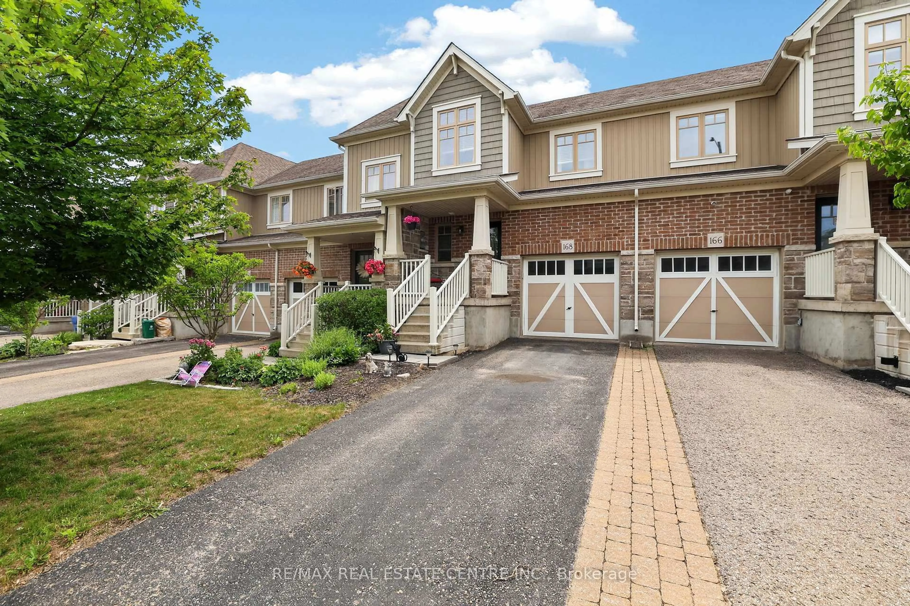 Home with brick exterior material, street for 168 PRESTON Dr, Orangeville Ontario L9W 0C9