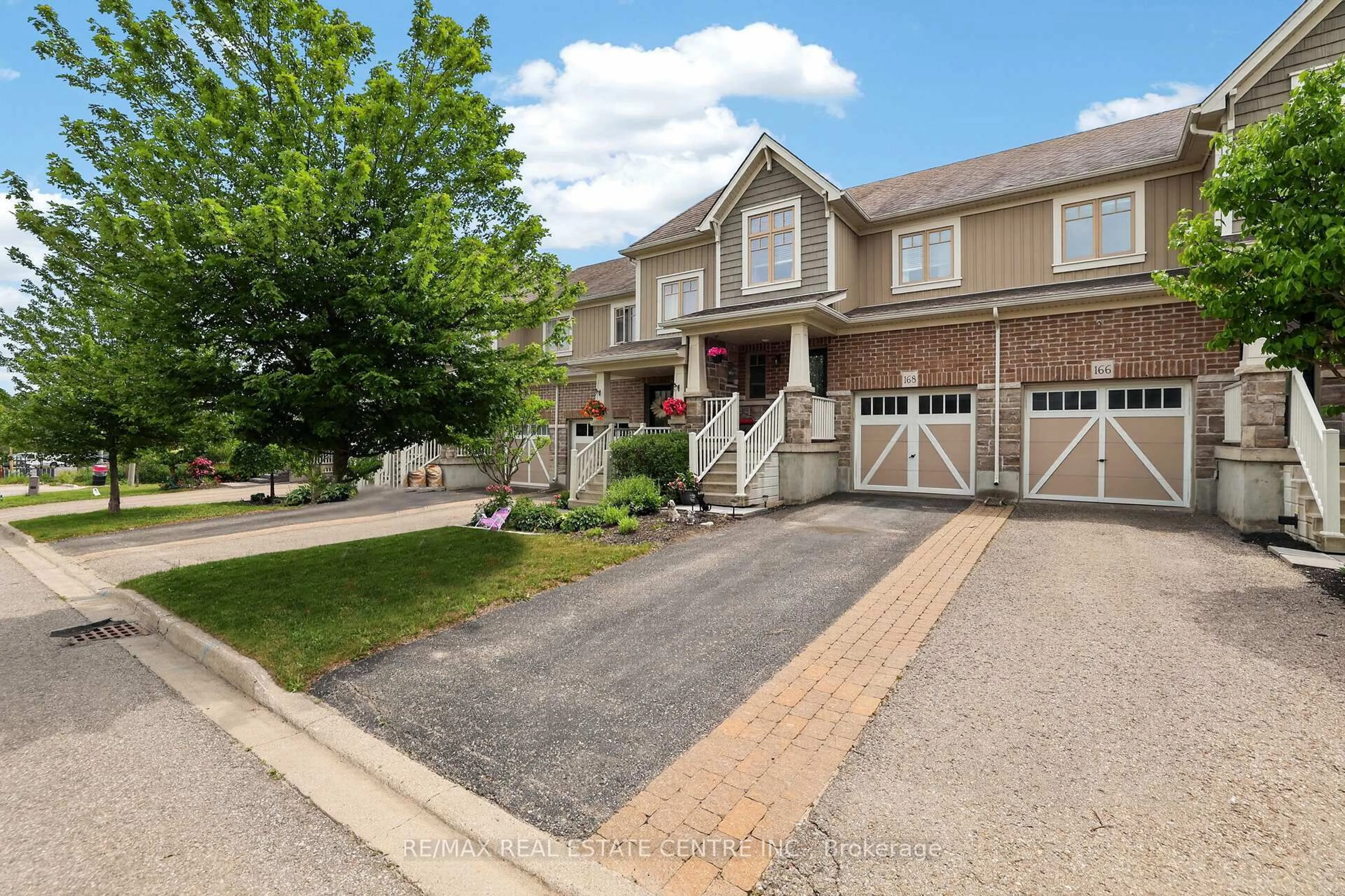 Home with brick exterior material, street for 168 PRESTON Dr, Orangeville Ontario L9W 0C9
