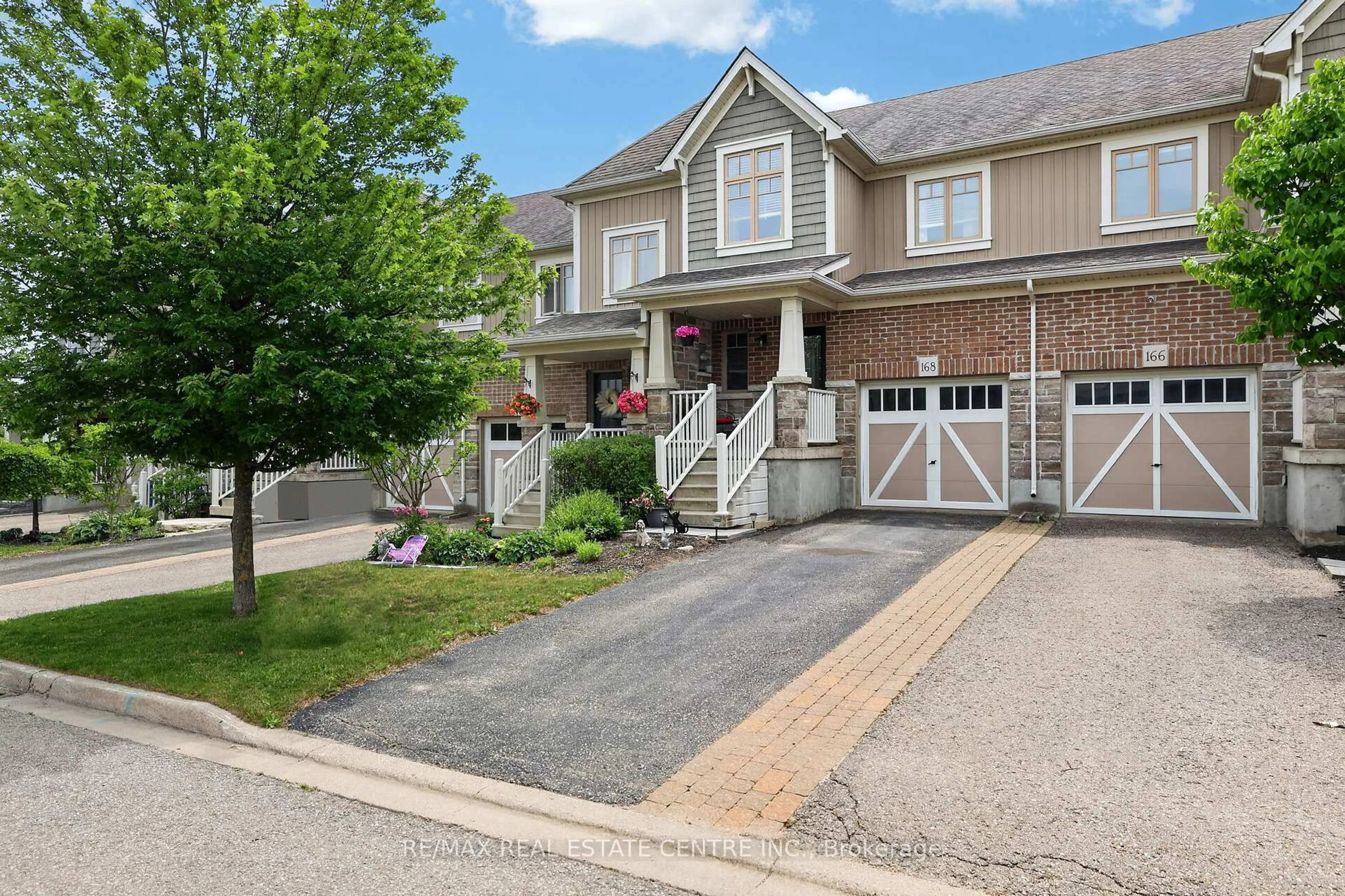 Home with brick exterior material, street for 168 PRESTON Dr, Orangeville Ontario L9W 0C9