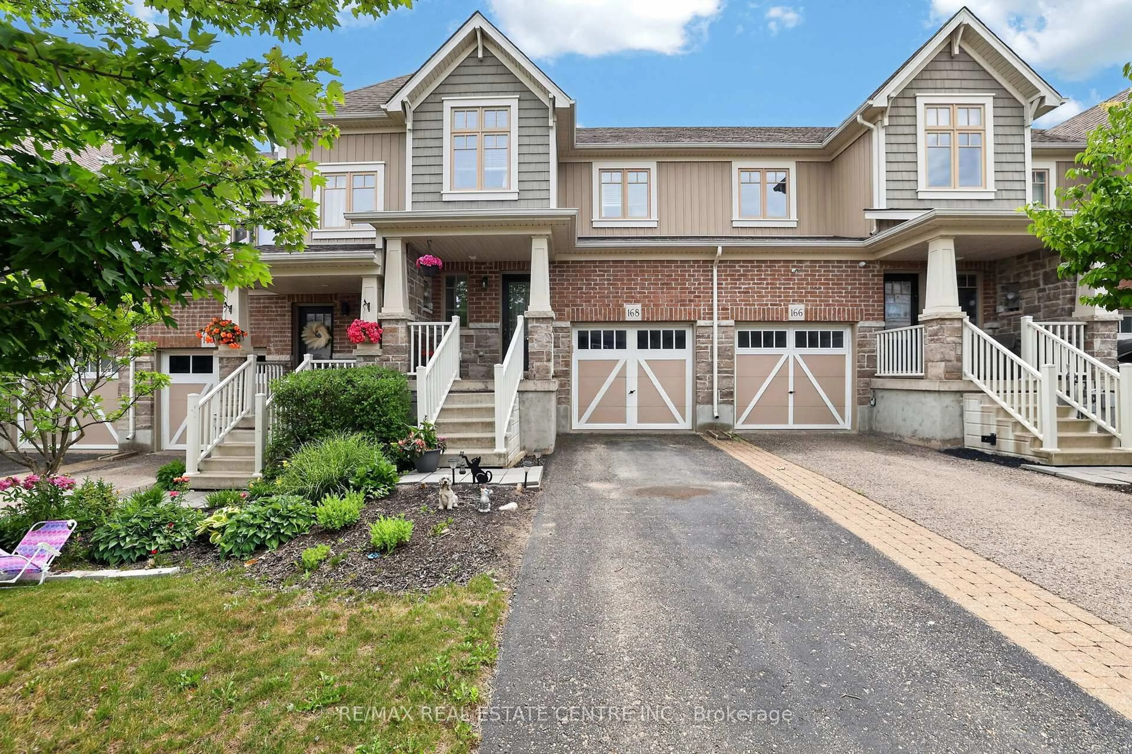 Home with brick exterior material, street for 168 PRESTON Dr, Orangeville Ontario L9W 0C9