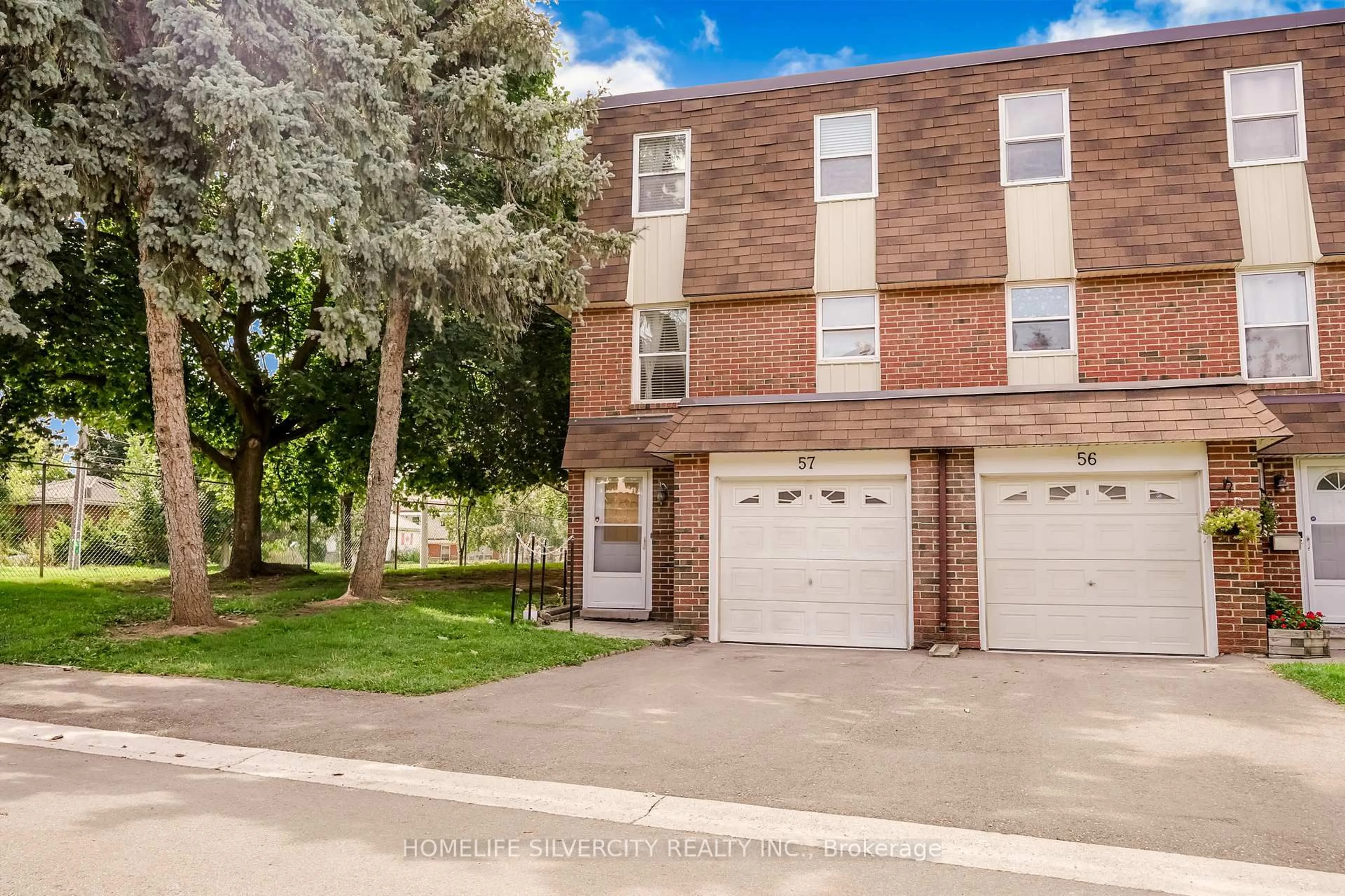 Home with brick exterior material, street for 235 Bronte St #57, Milton Ontario L9T 3V8