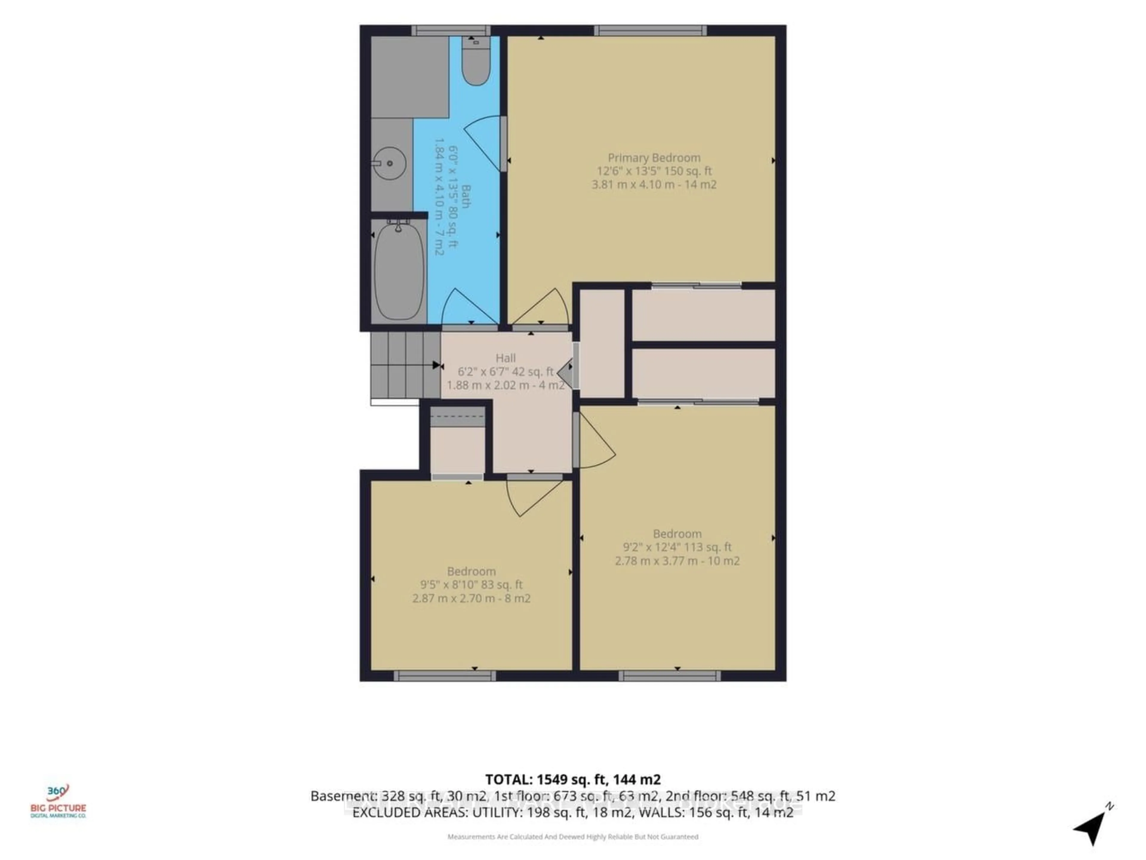 Floor plan for 84 Addington Cres, Brampton Ontario L6T 2R3