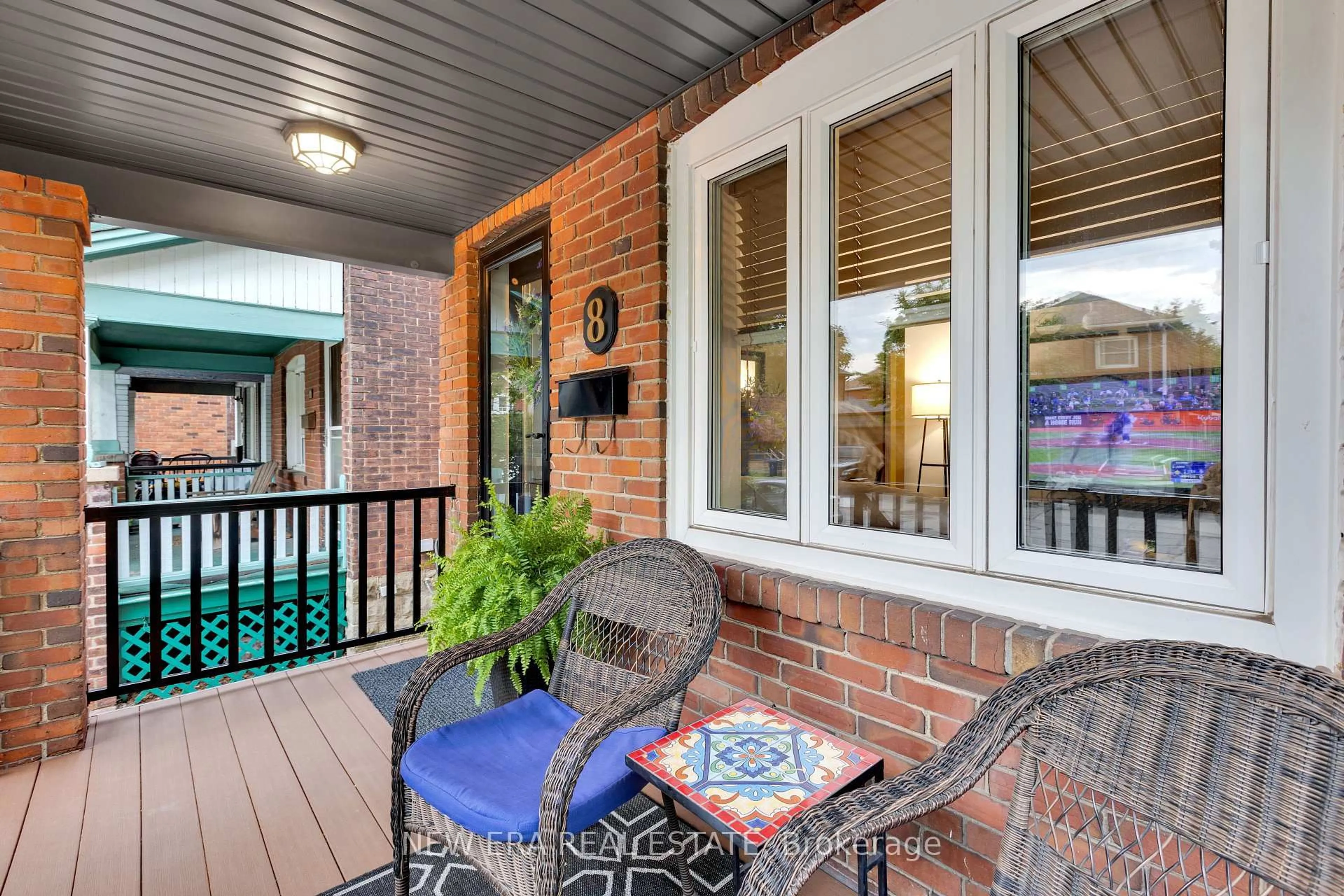 Patio, street for 8 Page Ave, Toronto Ontario M6S 2P5