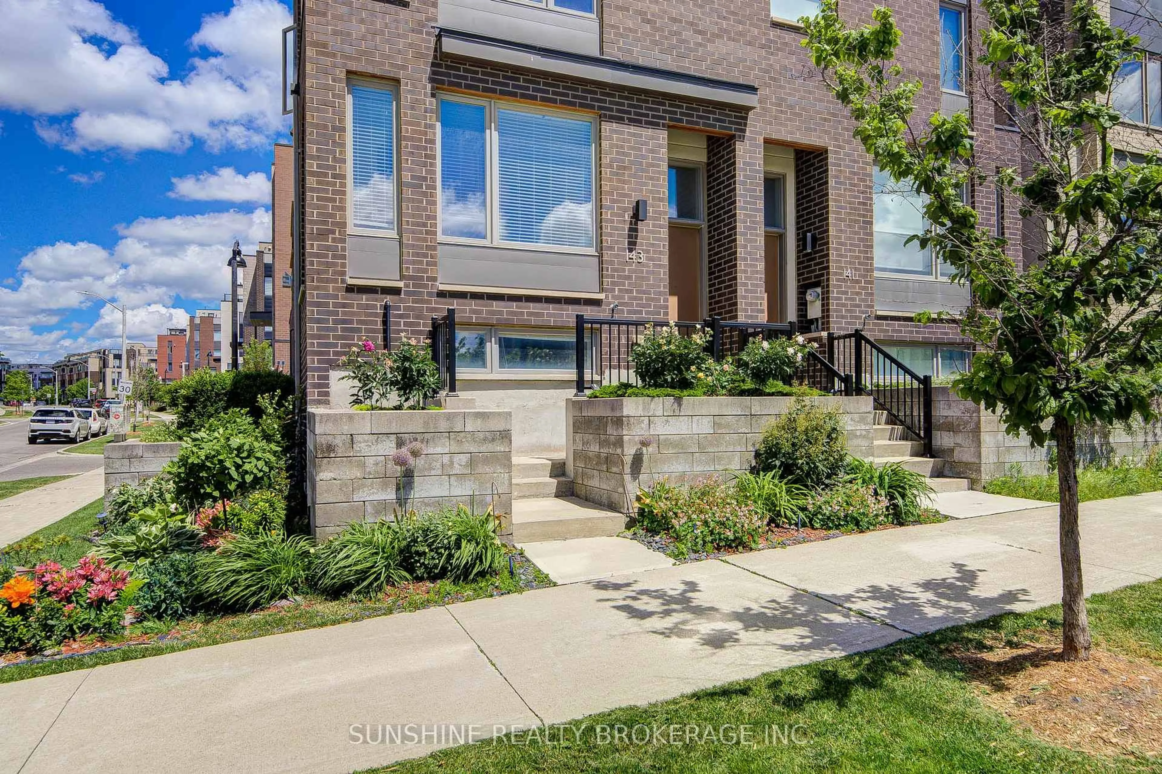 Home with brick exterior material, street for 143 Stanley Greene Blvd, Toronto Ontario M3K 0A5
