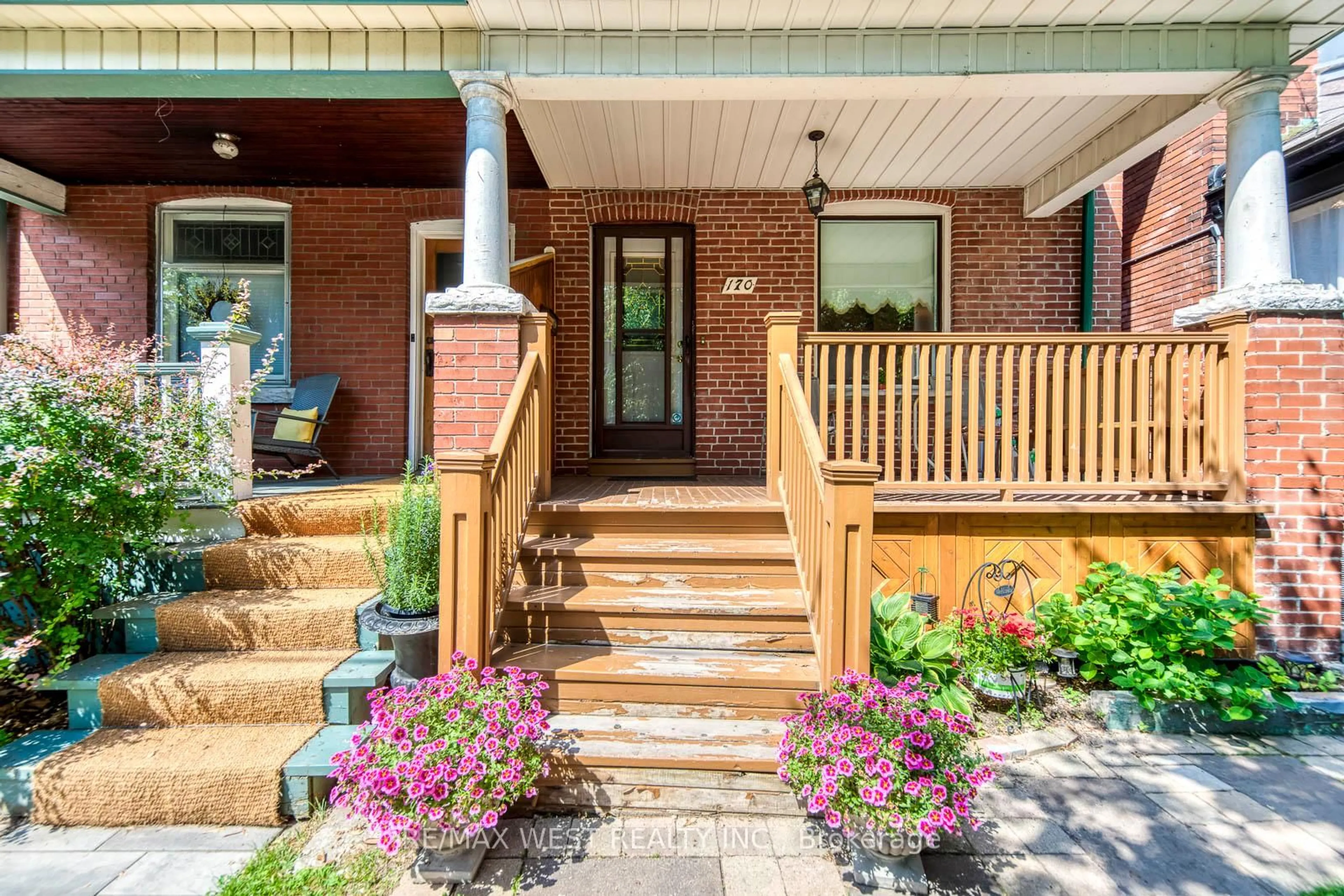 Home with brick exterior material, street for 170 Pacific Ave, Toronto Ontario M6P 2P5