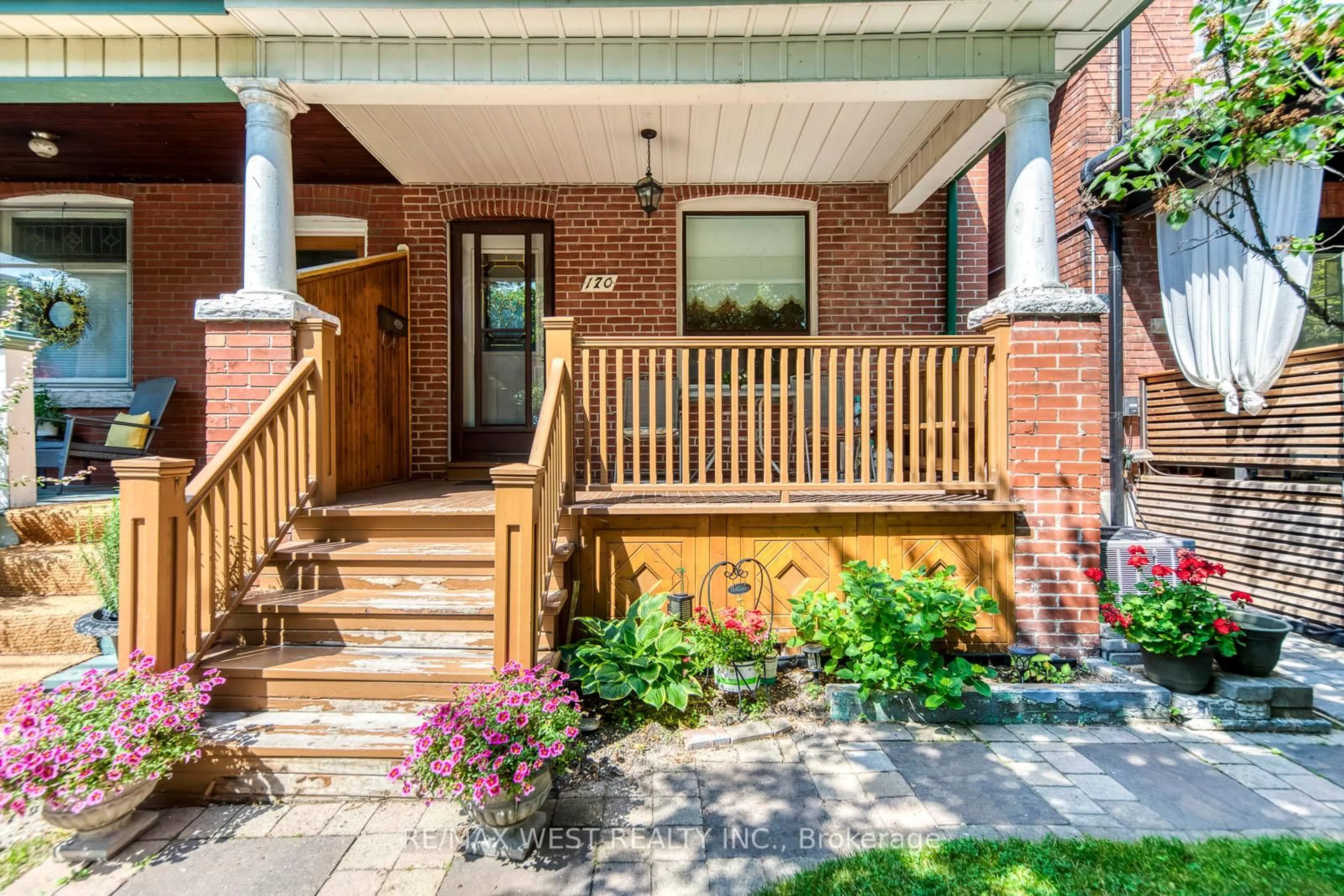 Home with brick exterior material, street for 170 Pacific Ave, Toronto Ontario M6P 2P5