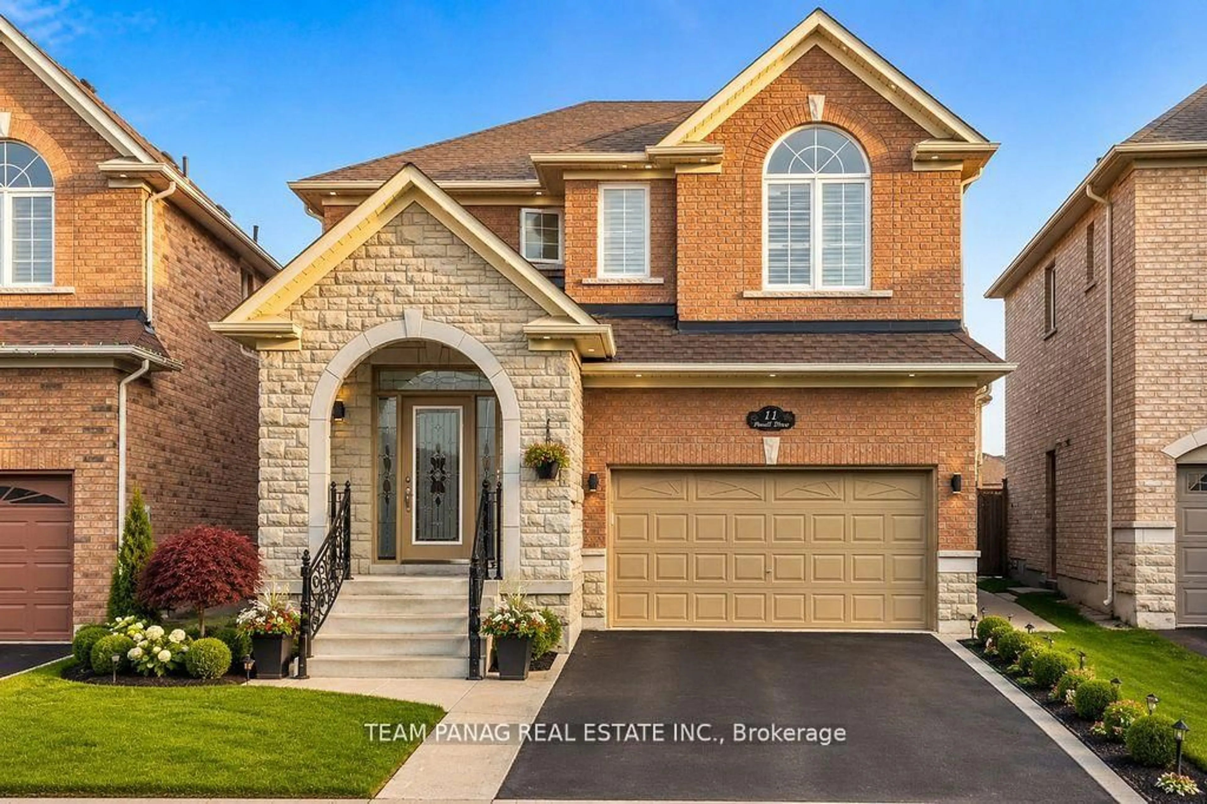 Home with brick exterior material, street for 11 Powell Dr, Brampton Ontario L6R 0K9