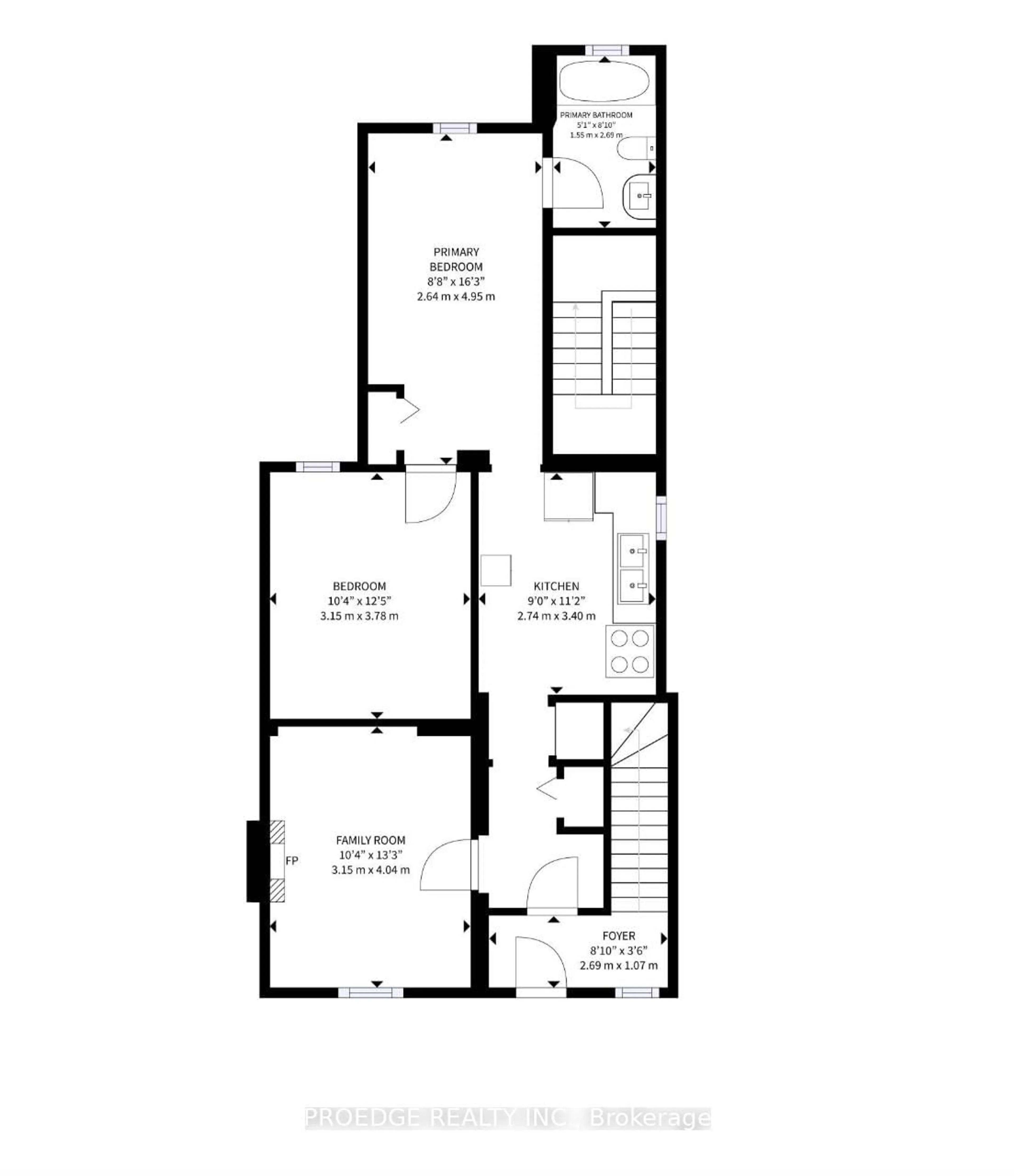 Floor plan for 177 Wallace Ave, Toronto Ontario M6H 1V3