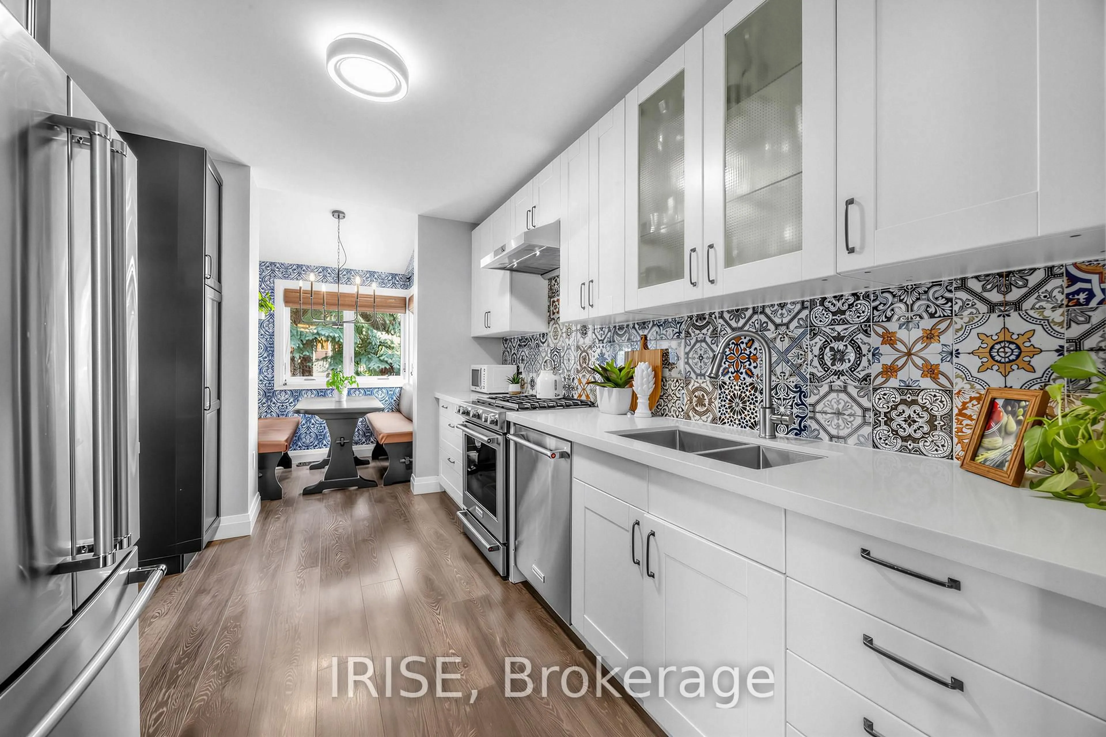 Open concept kitchen, ceramic/tile floor for 2 Beechwood Ave, Toronto Ontario M6N 4T1