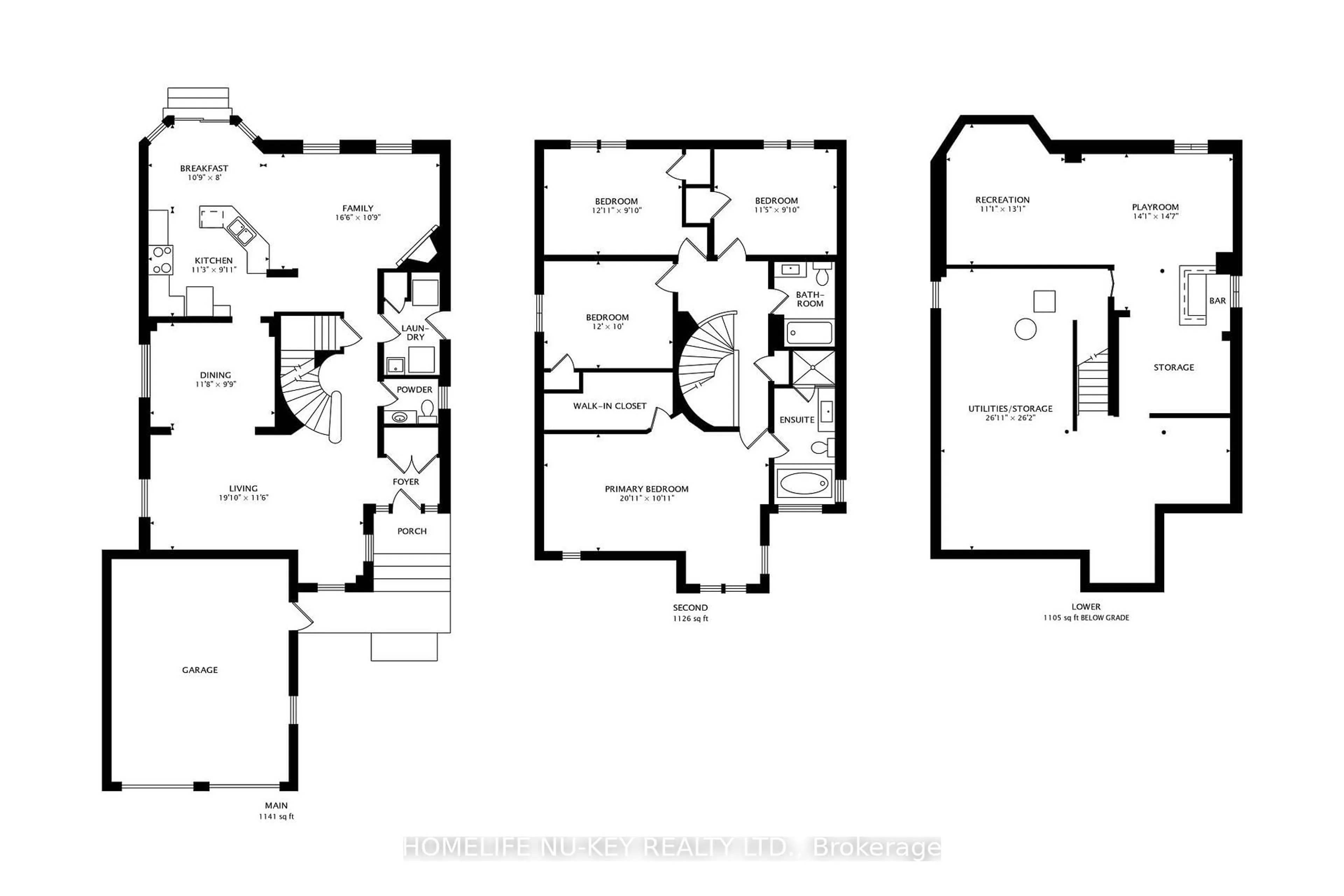 Floor plan for 27 Lauchlin Cres, Halton Hills Ontario L7G 5R1