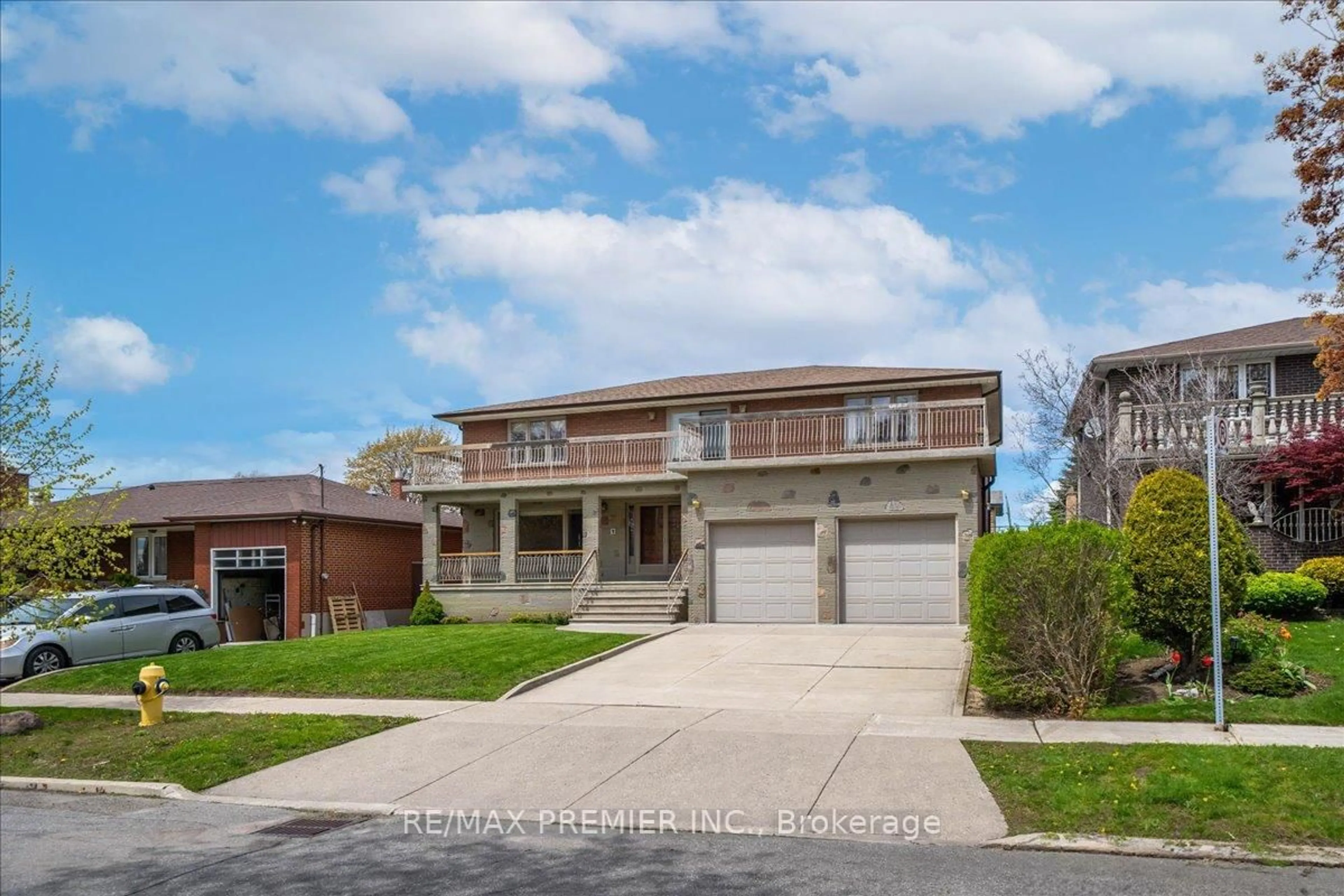 Home with brick exterior material, street for 100 Hallsport Cres, Toronto Ontario M3M 2K6