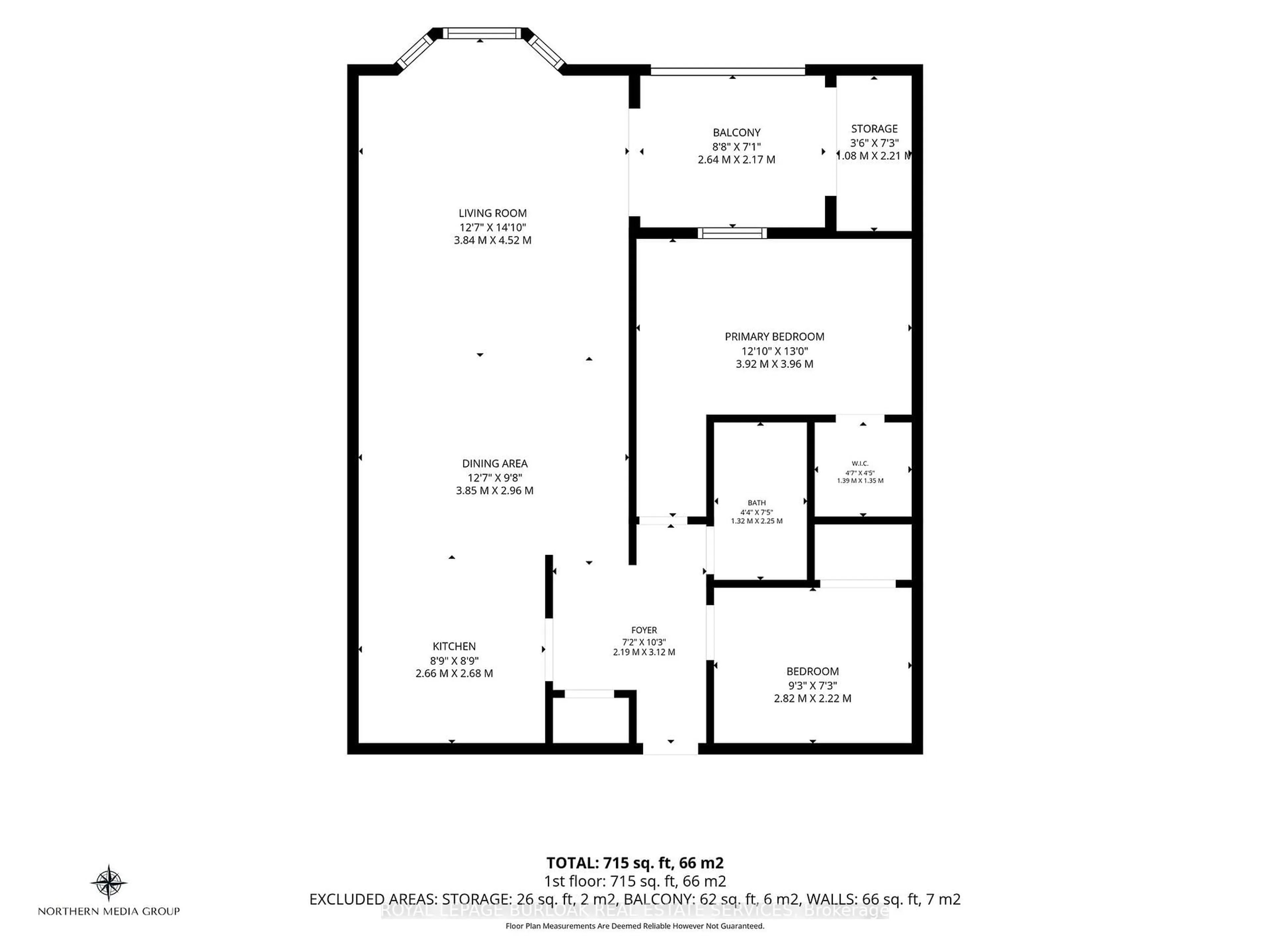 Floor plan for 1225 North Shore Blvd #709, Burlington Ontario L7S 1Z6