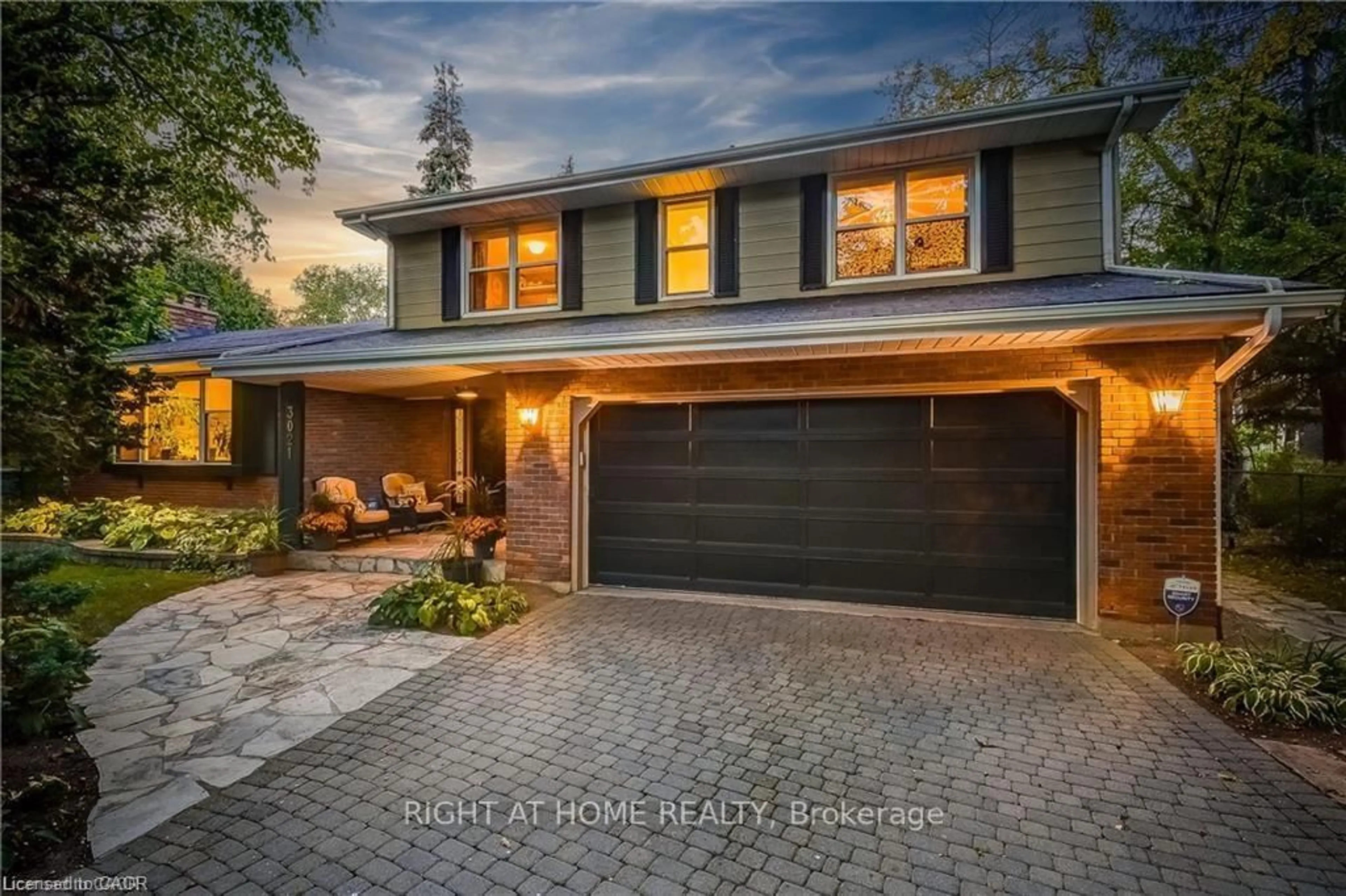 Home with brick exterior material, street for 3021 Lakeshore Rd, Burlington Ontario L7N 1A2