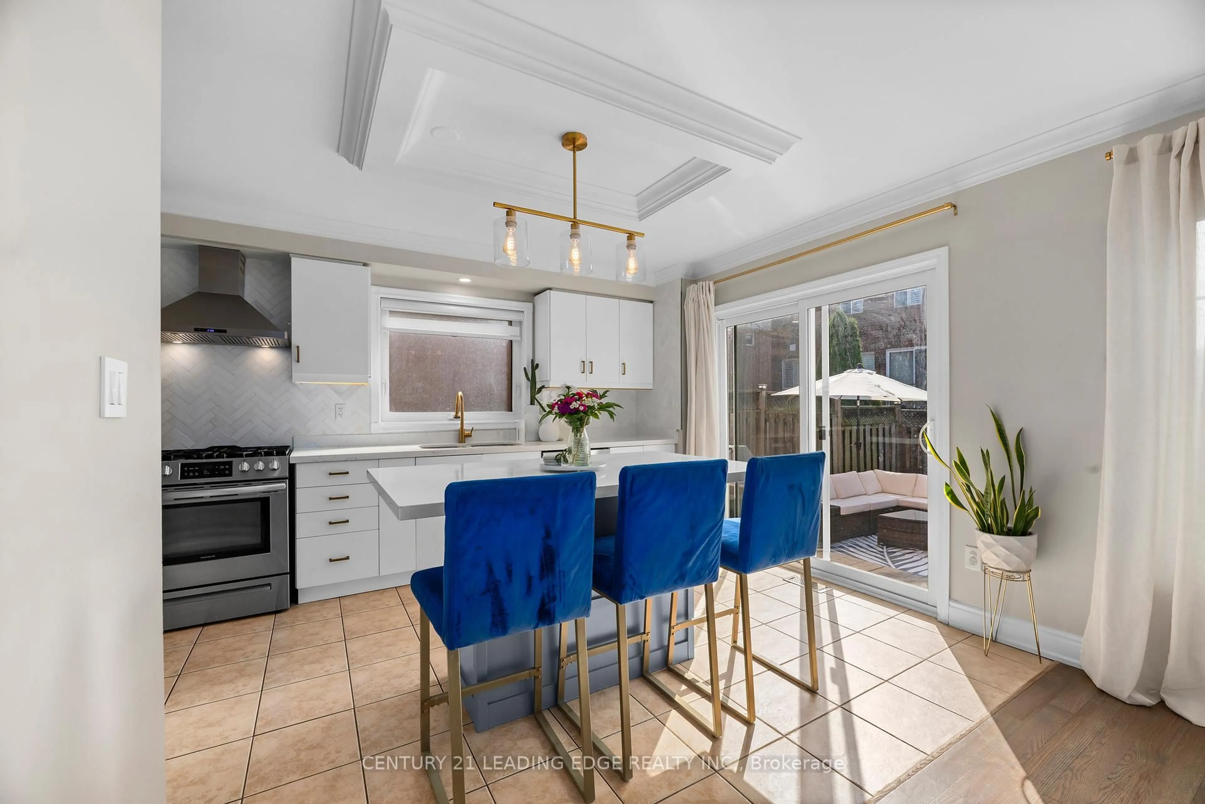 Contemporary kitchen, ceramic/tile floor for 1113 Hepburn Rd, Milton Ontario L9T 6X5