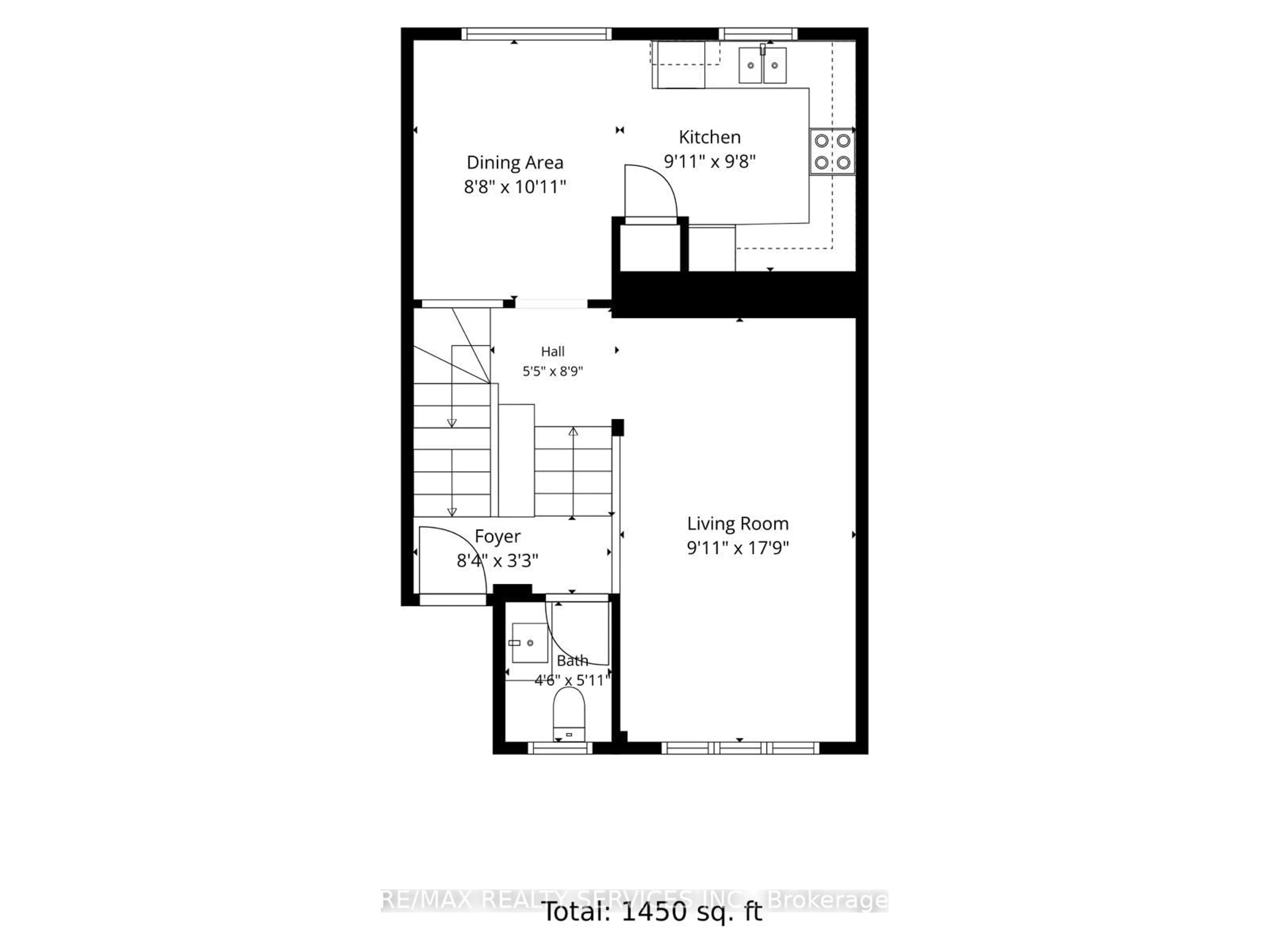 Floor plan for 7155 Magistrate Terr #15, Mississauga Ontario L5W 1Y9