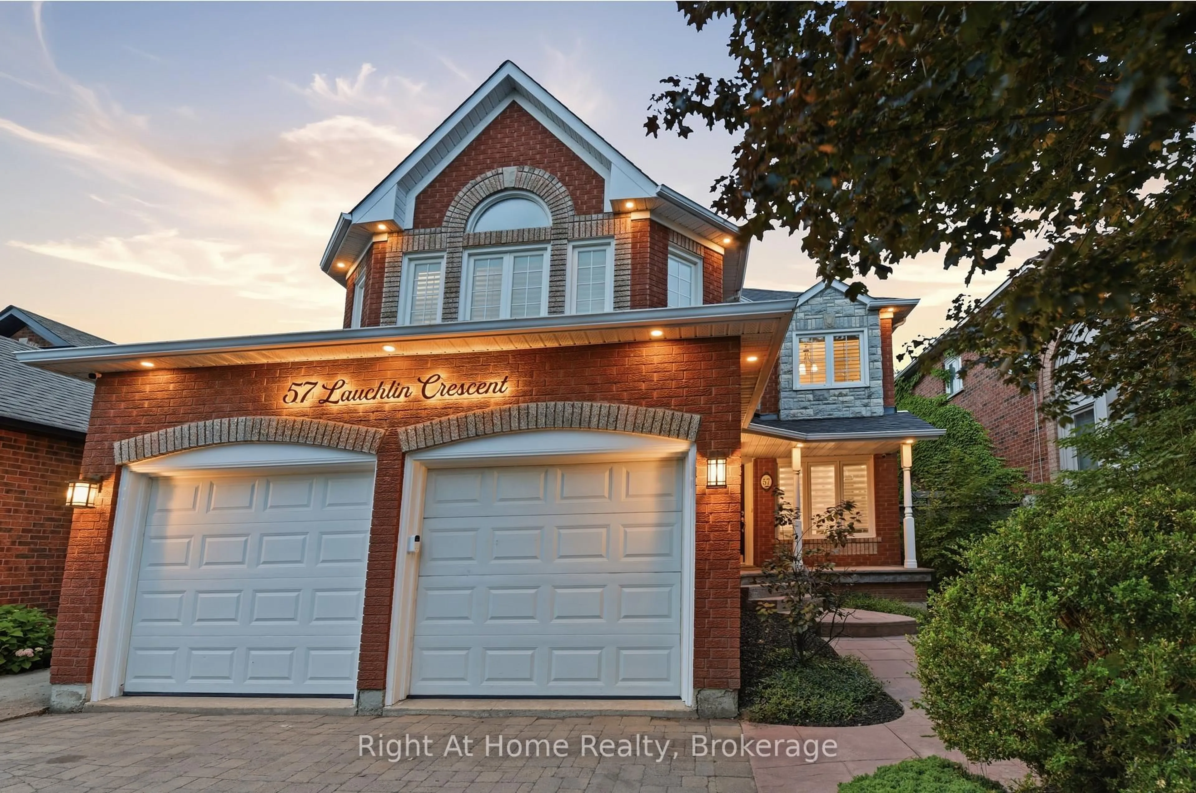Home with brick exterior material, street for 57 Lauchlin Cres, Halton Hills Ontario L7G 5R5