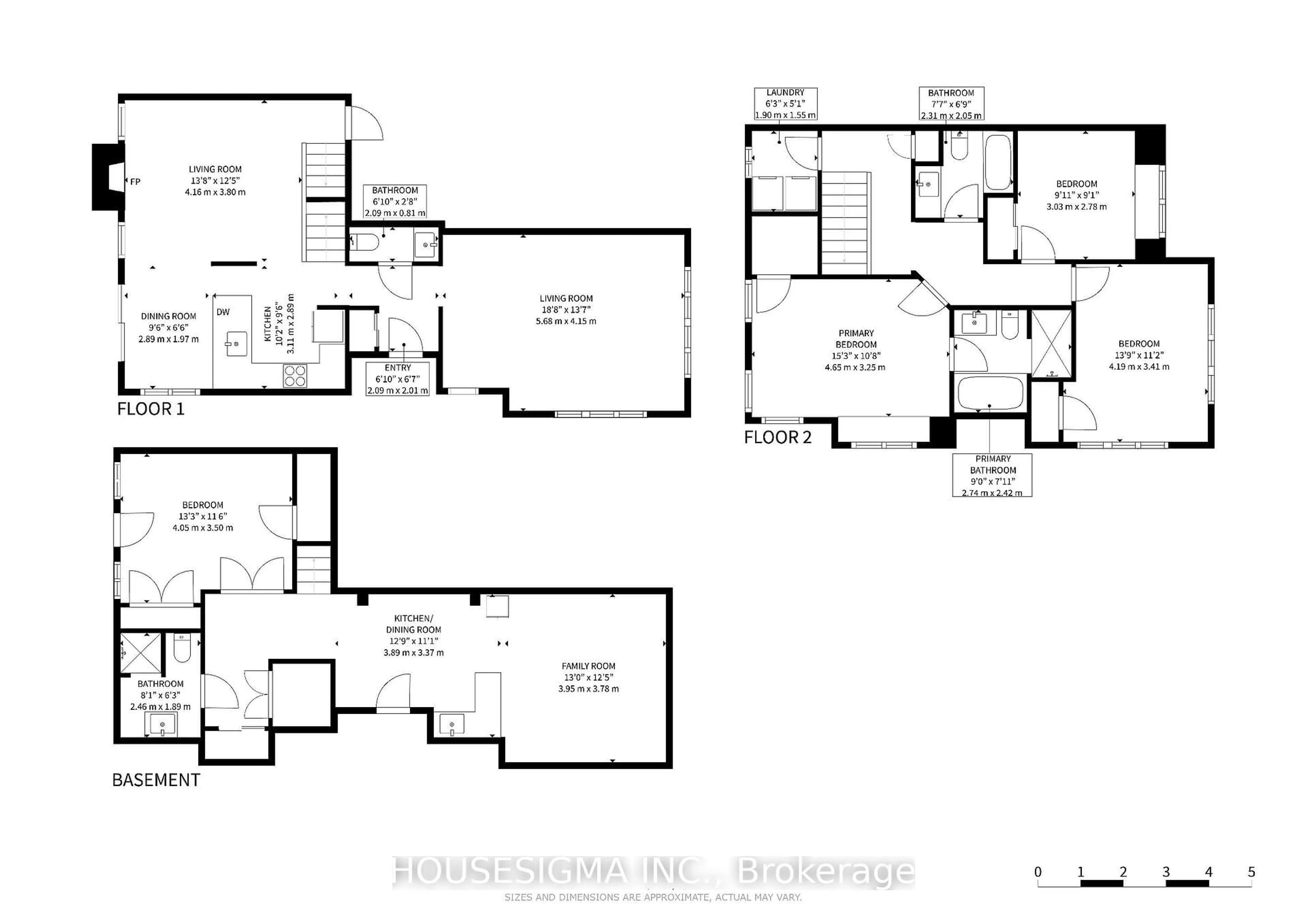 Floor plan for 2241 Baronwood Dr, Oakville Ontario L6M 4X1