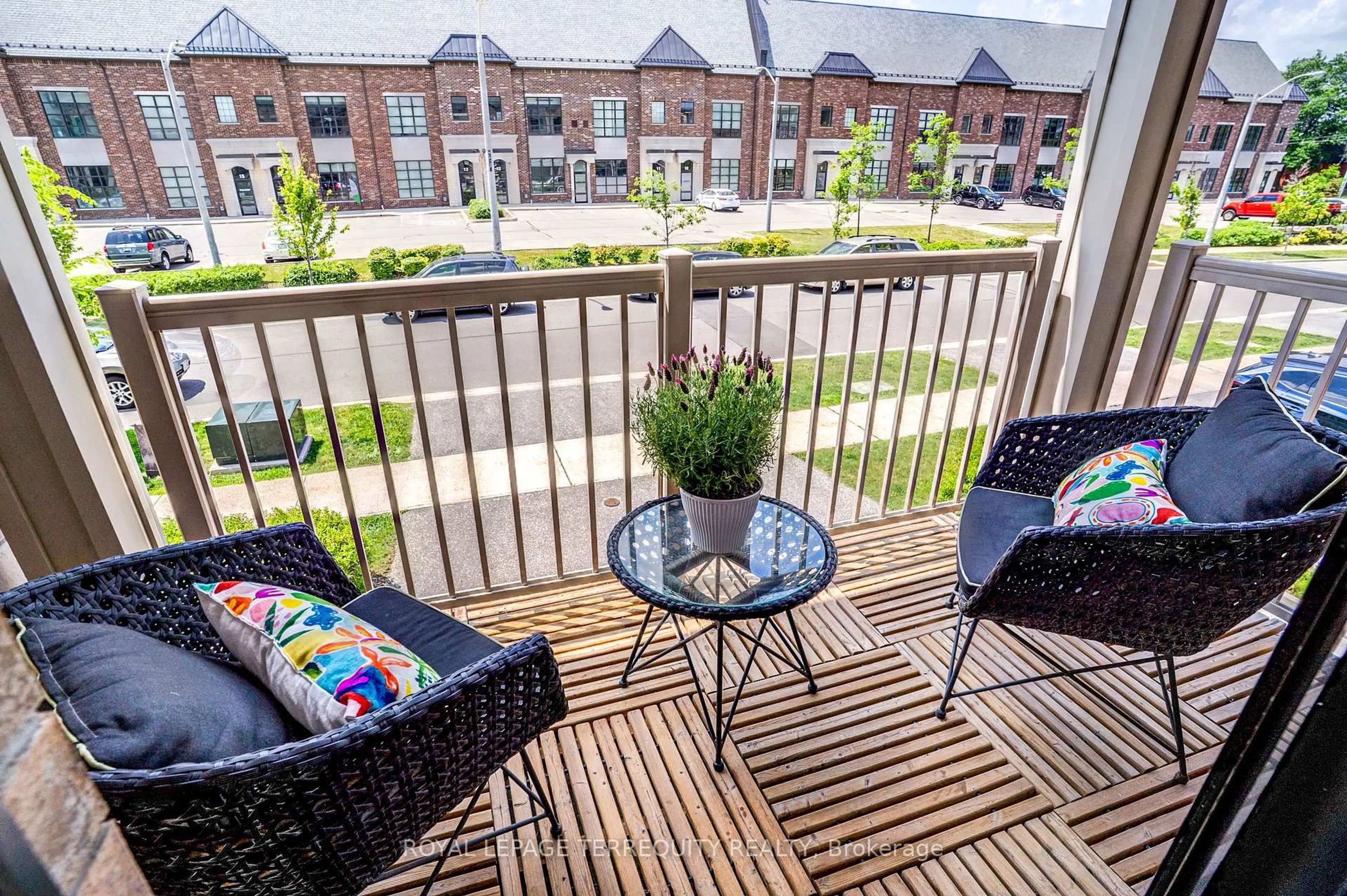 Patio, water/lake/river/ocean view for 132 Thomas Fisher Dr #27, Toronto Ontario M8Z 0E4