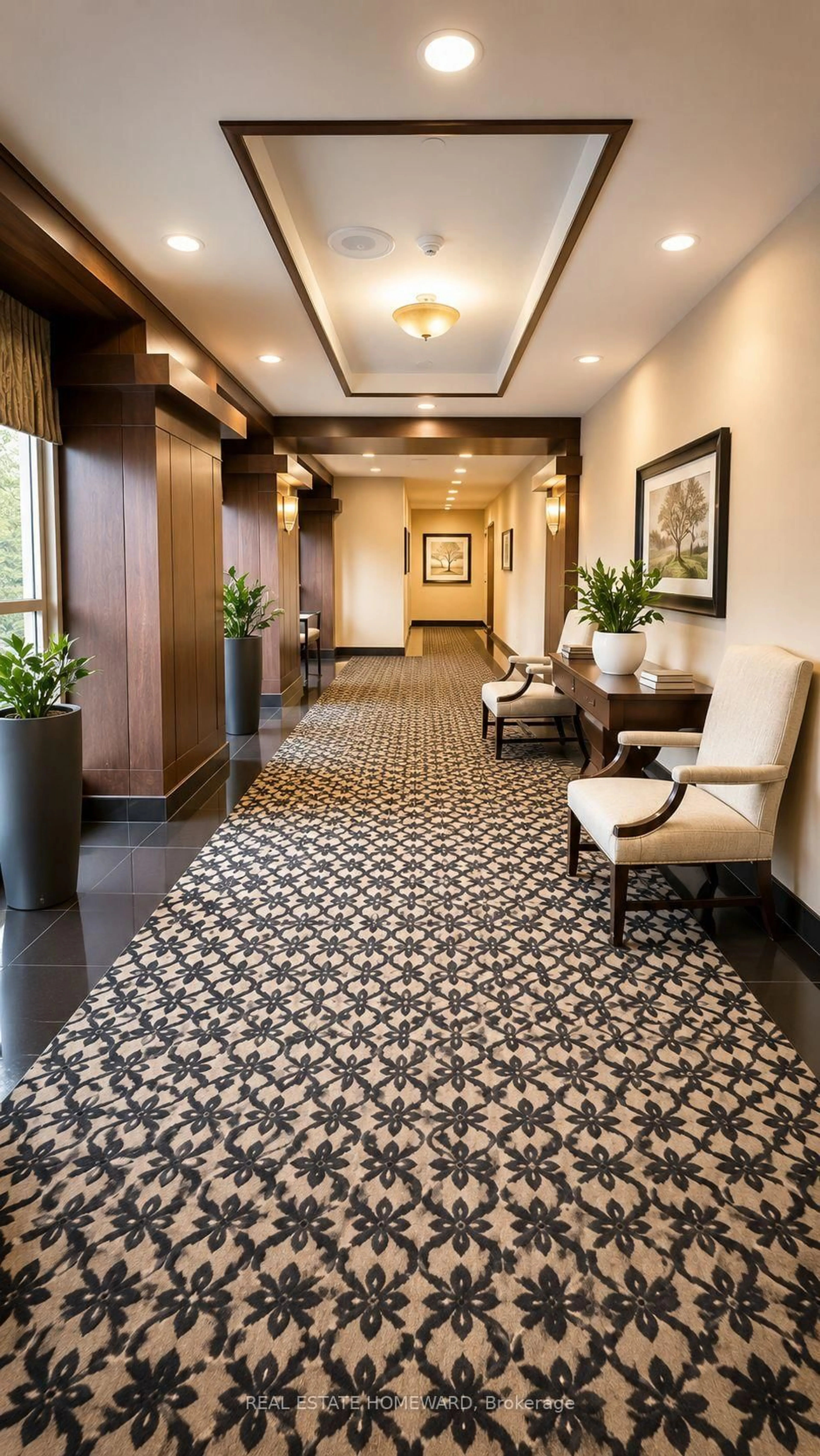Indoor foyer for 101 Subway Cres #2012, Toronto Ontario M9B 6K4