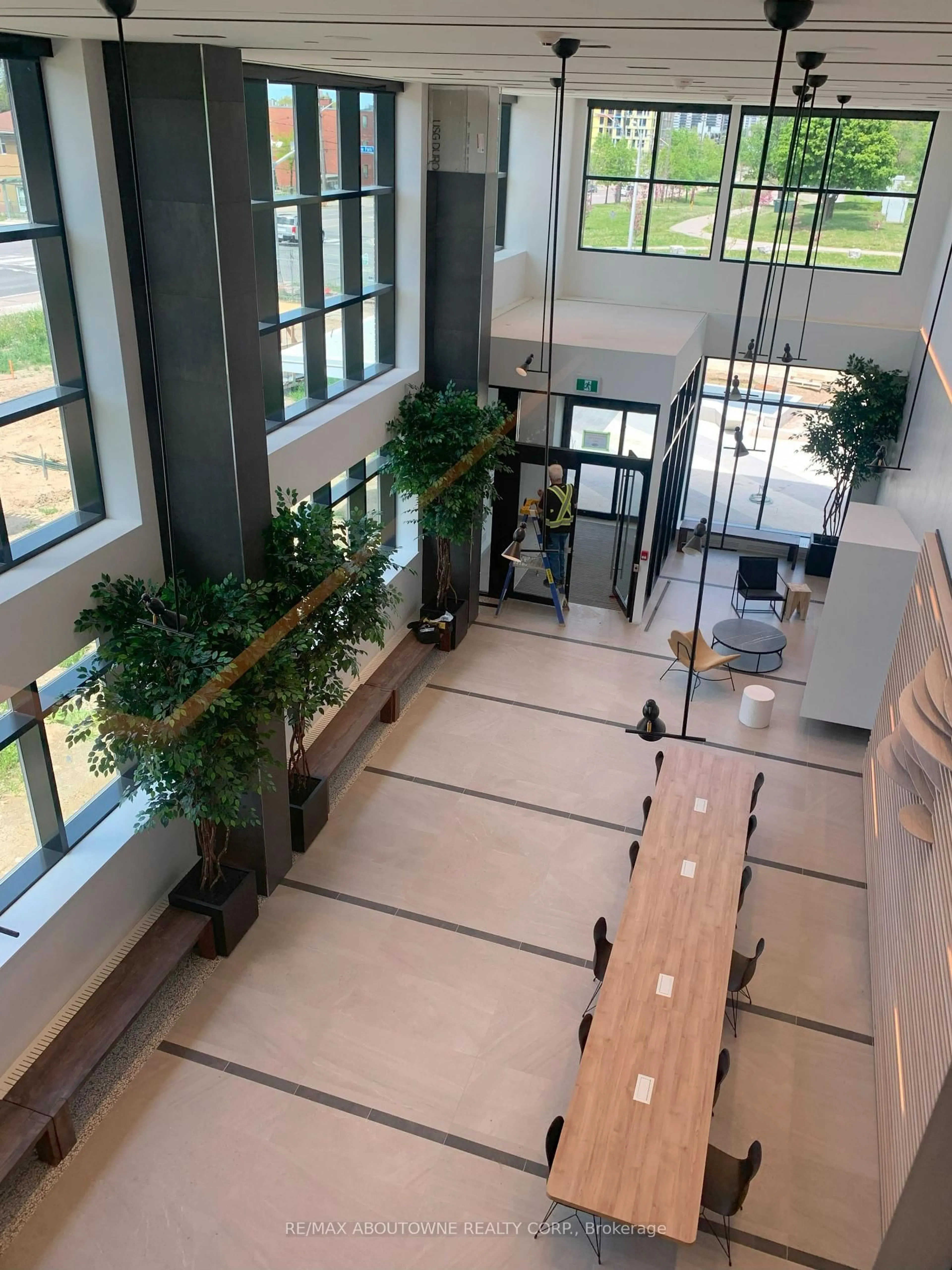 Indoor foyer for 50 George Butchart Dr #814, Toronto Ontario M3K 0C9