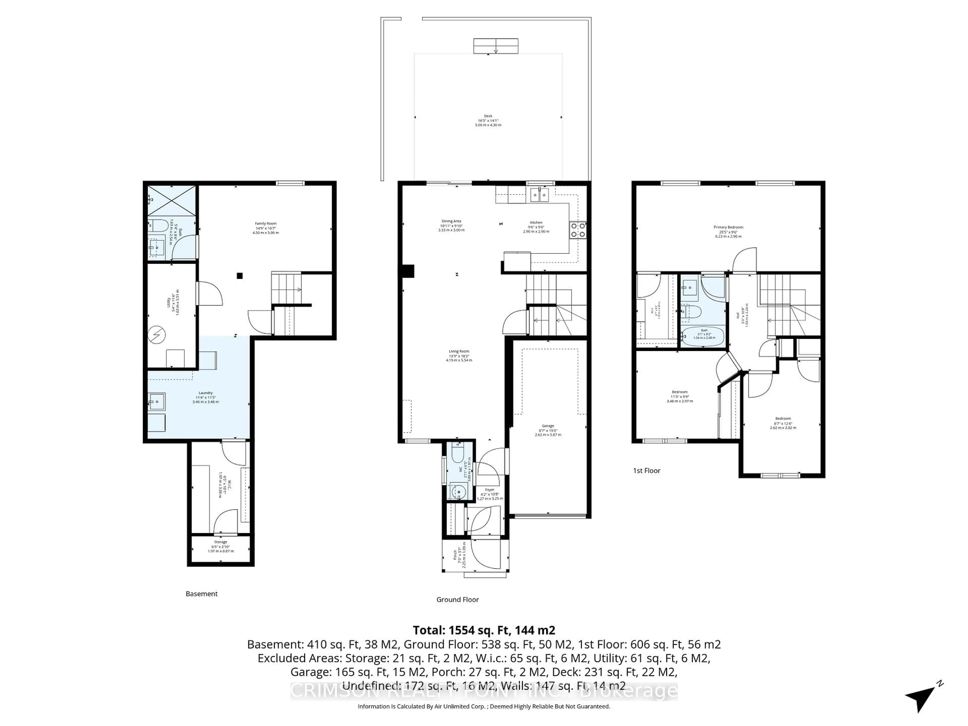 Floor plan for 42 Dawson Cres, Milton Ontario L9T 5H9