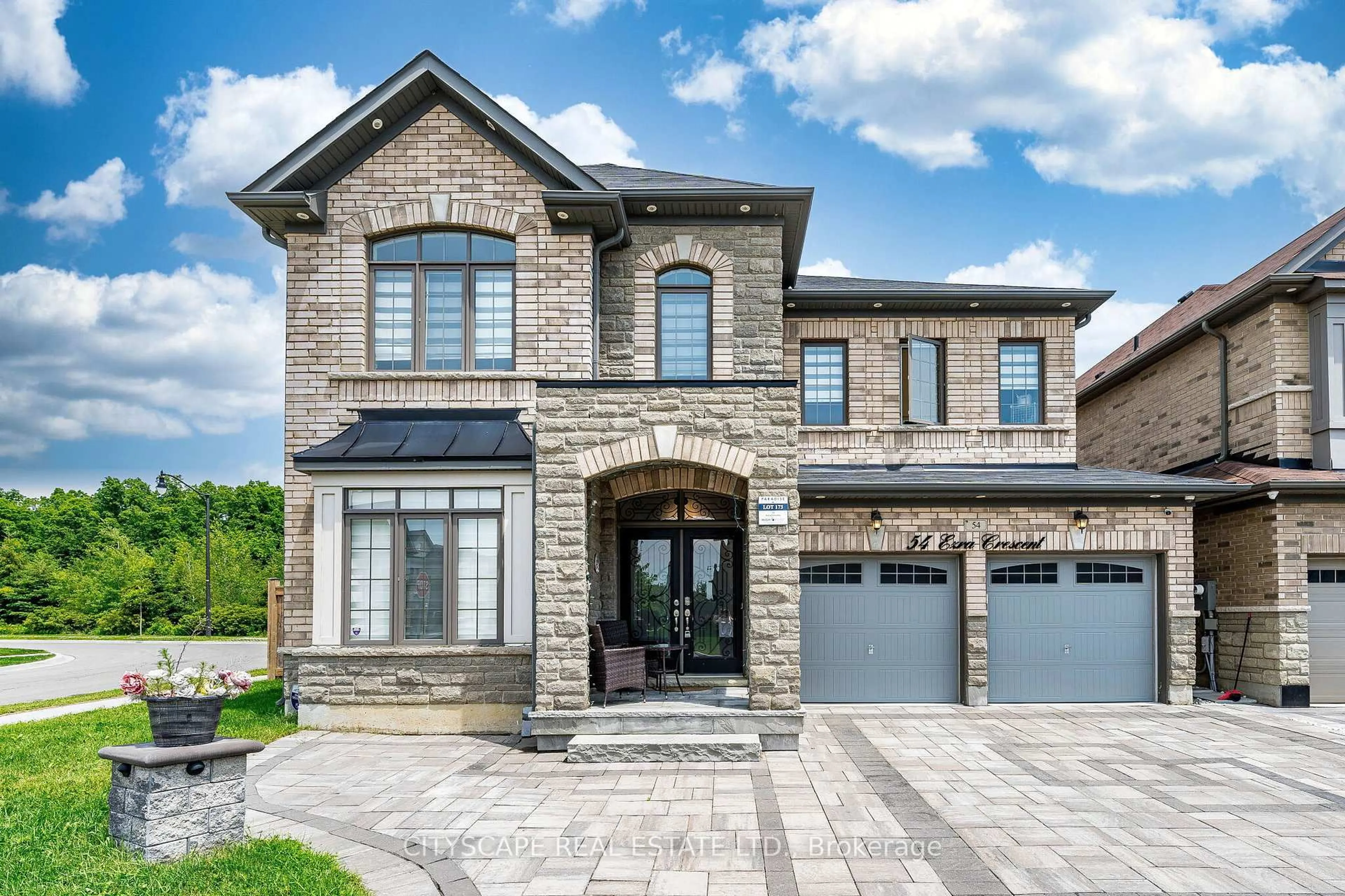 Home with brick exterior material, street for 54 Ezra Cres, Brampton Ontario L7A 5A6