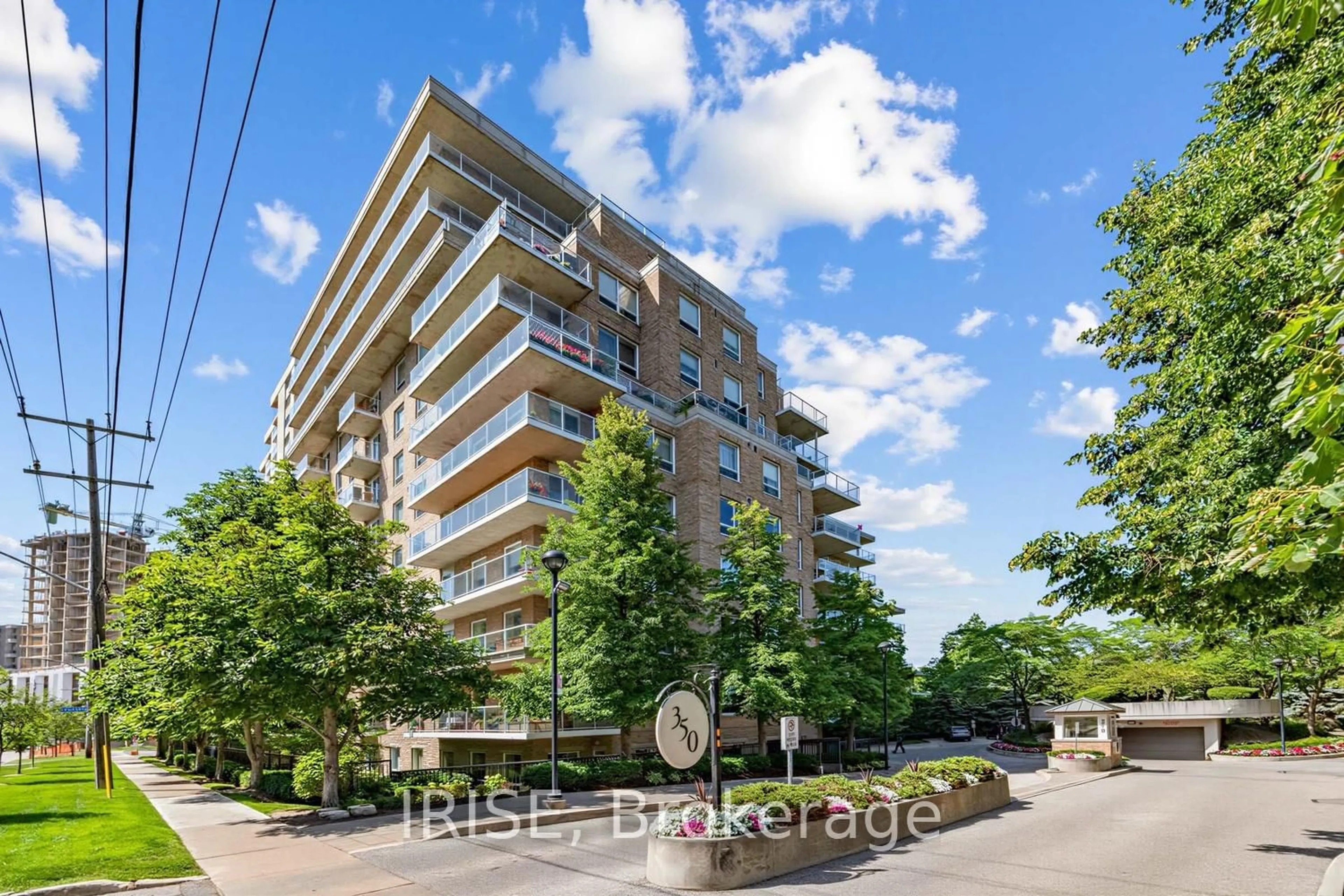 A pic from outside/outdoor area/front of a property/back of a property/a pic from drone, unknown for 350 Mill Rd #708, Toronto Ontario M9C 5R7