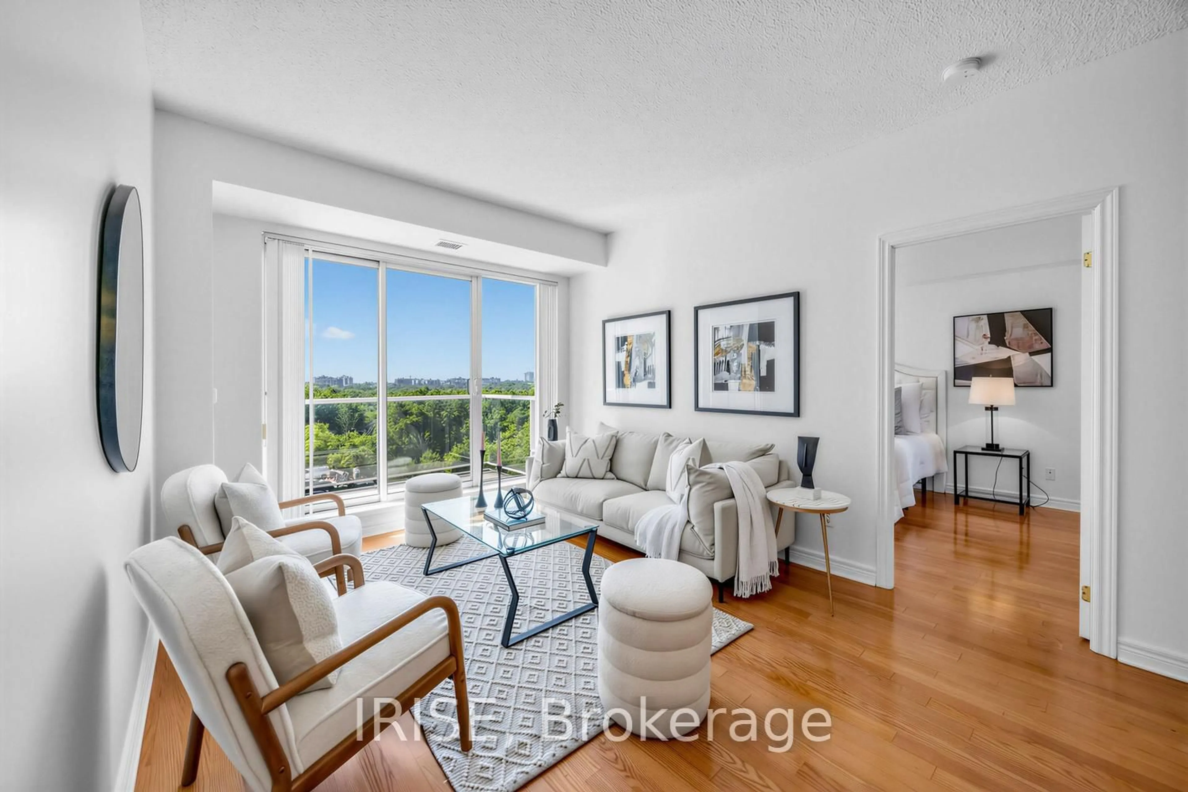 Living room with furniture, unknown for 350 Mill Rd #708, Toronto Ontario M9C 5R7