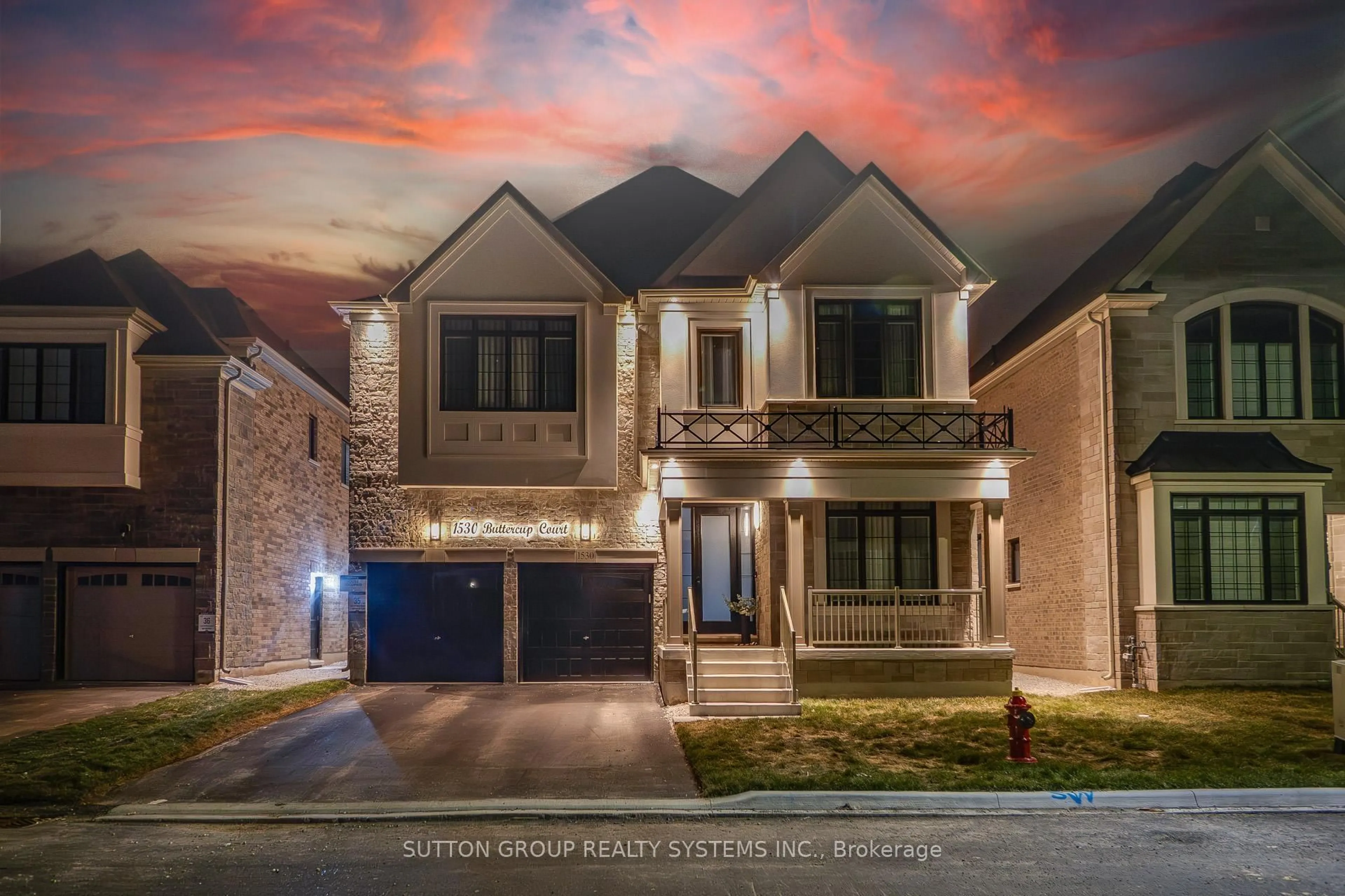 Home with brick exterior material, street for 1530 Buttercup Crt, Milton Ontario L9E 2G3