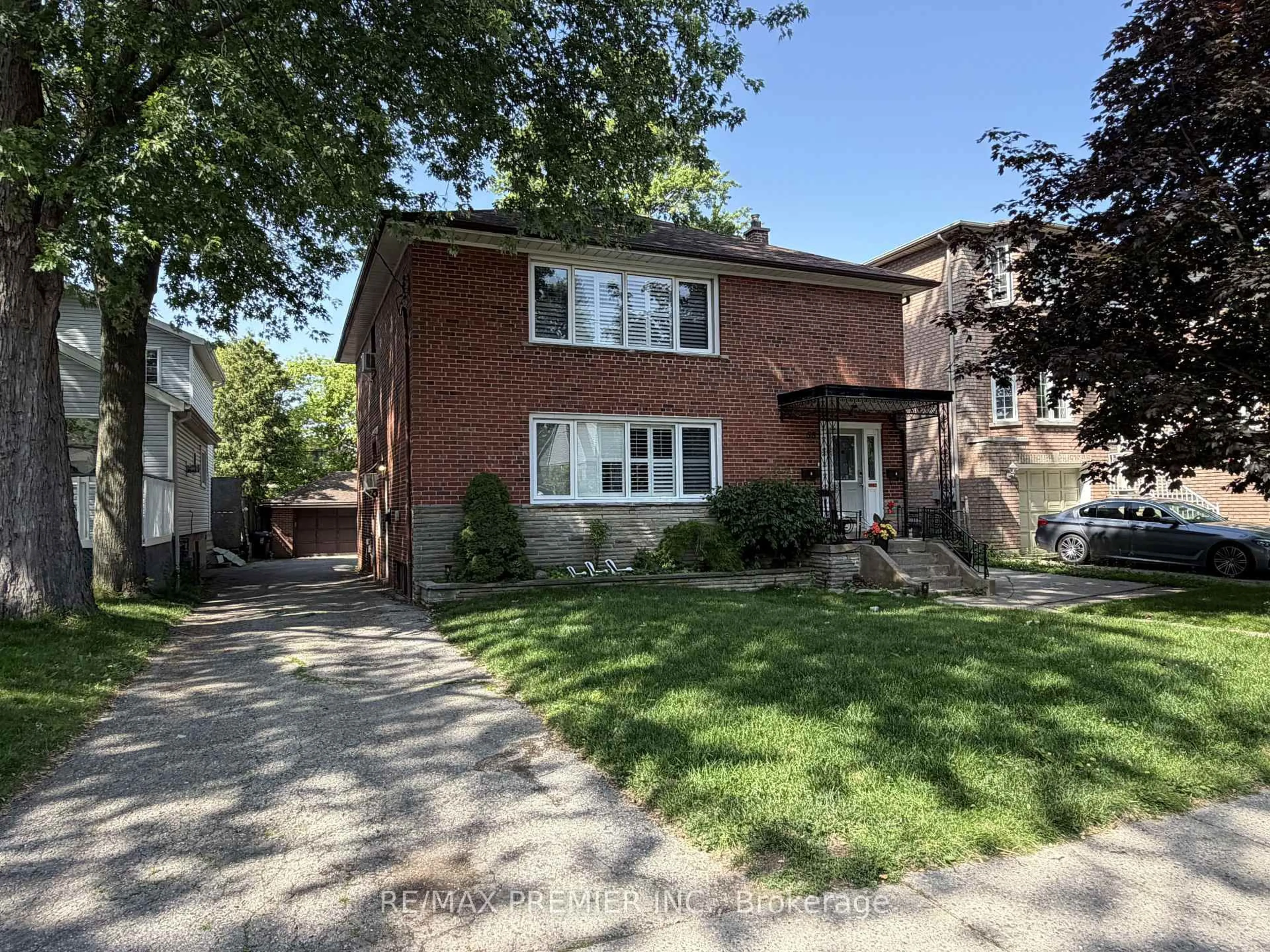 Home with brick exterior material, street for 58 Forty-First St, Toronto Ontario M8W 3N6