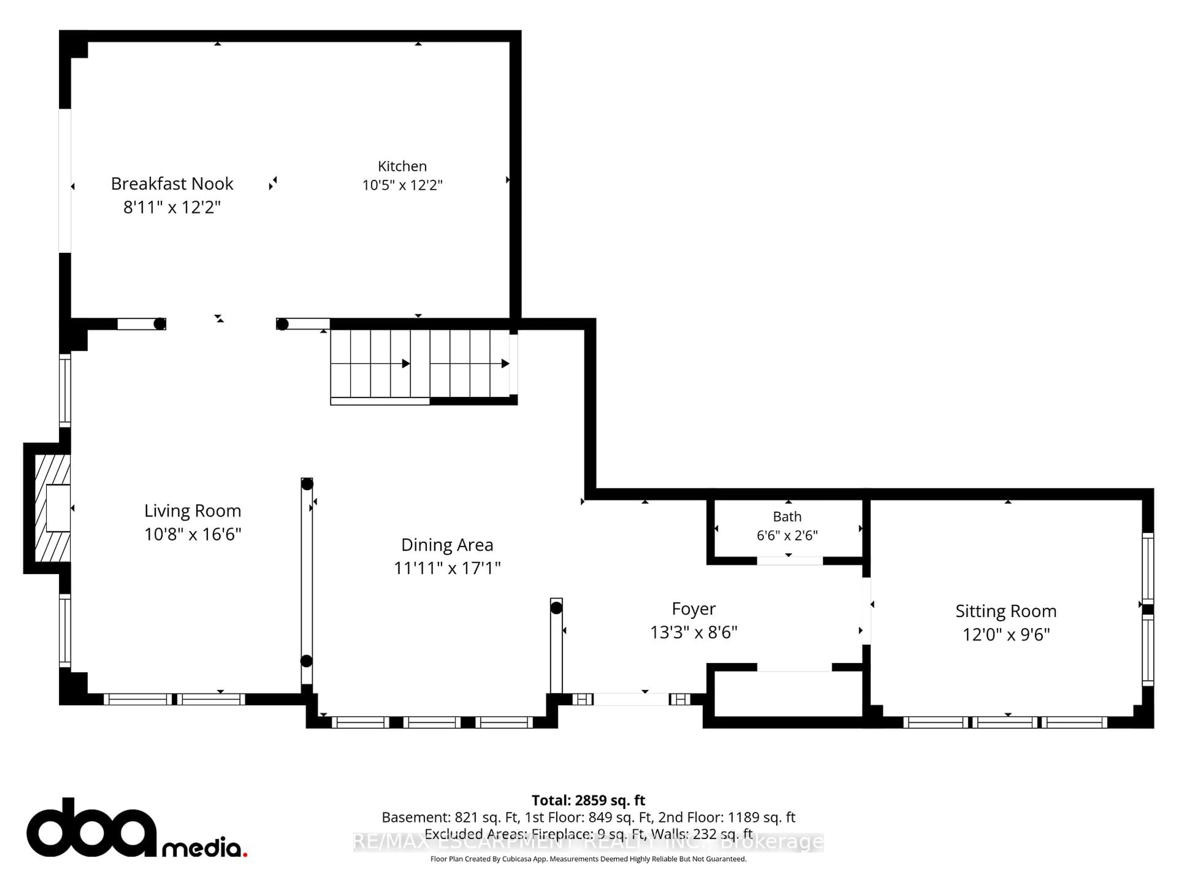 Floor plan for 4645 Doug Wright Dr, Burlington Ontario L7M 0L3