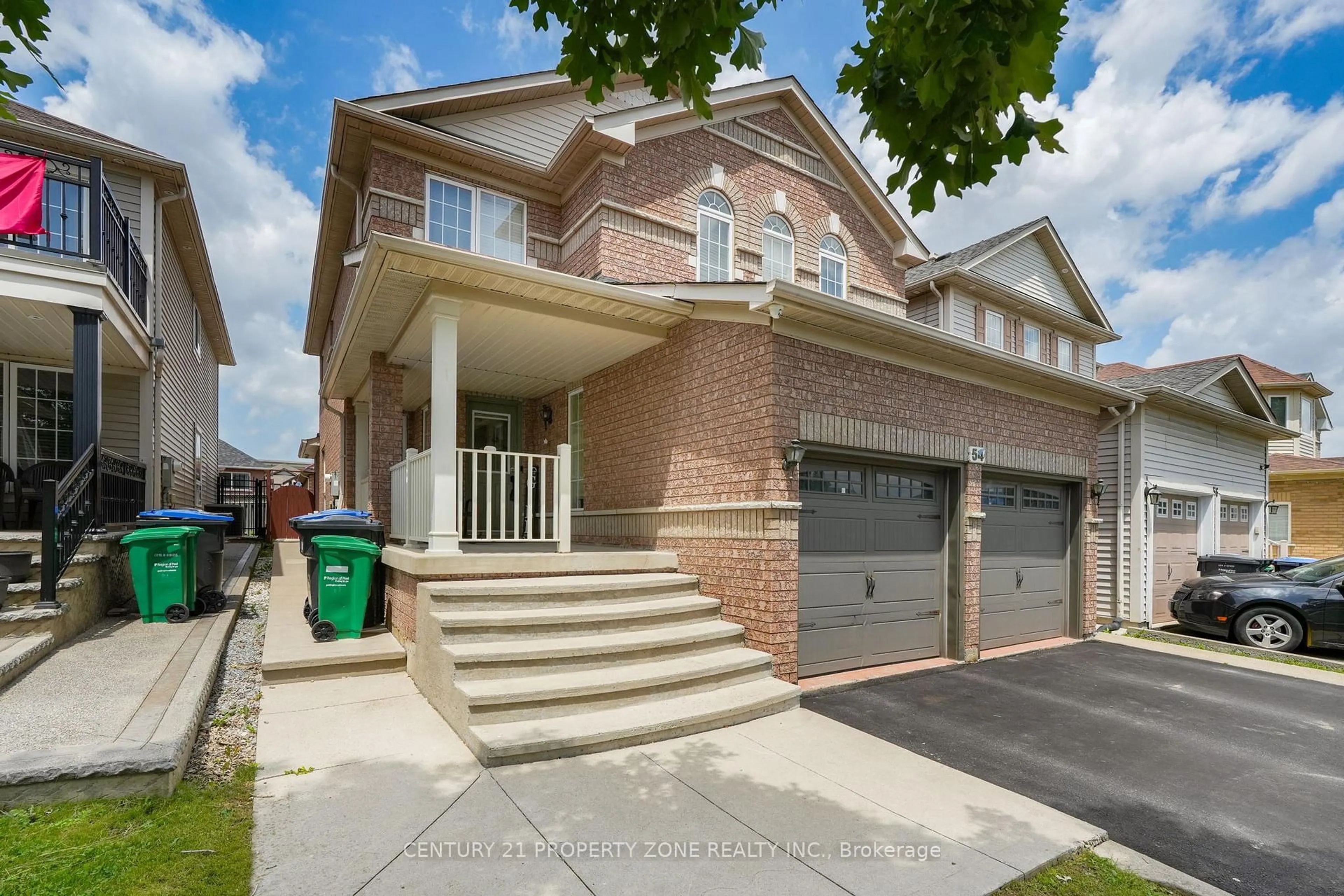 Home with brick exterior material, street for 54 Dwellers Rd, Brampton Ontario L6X 5C1