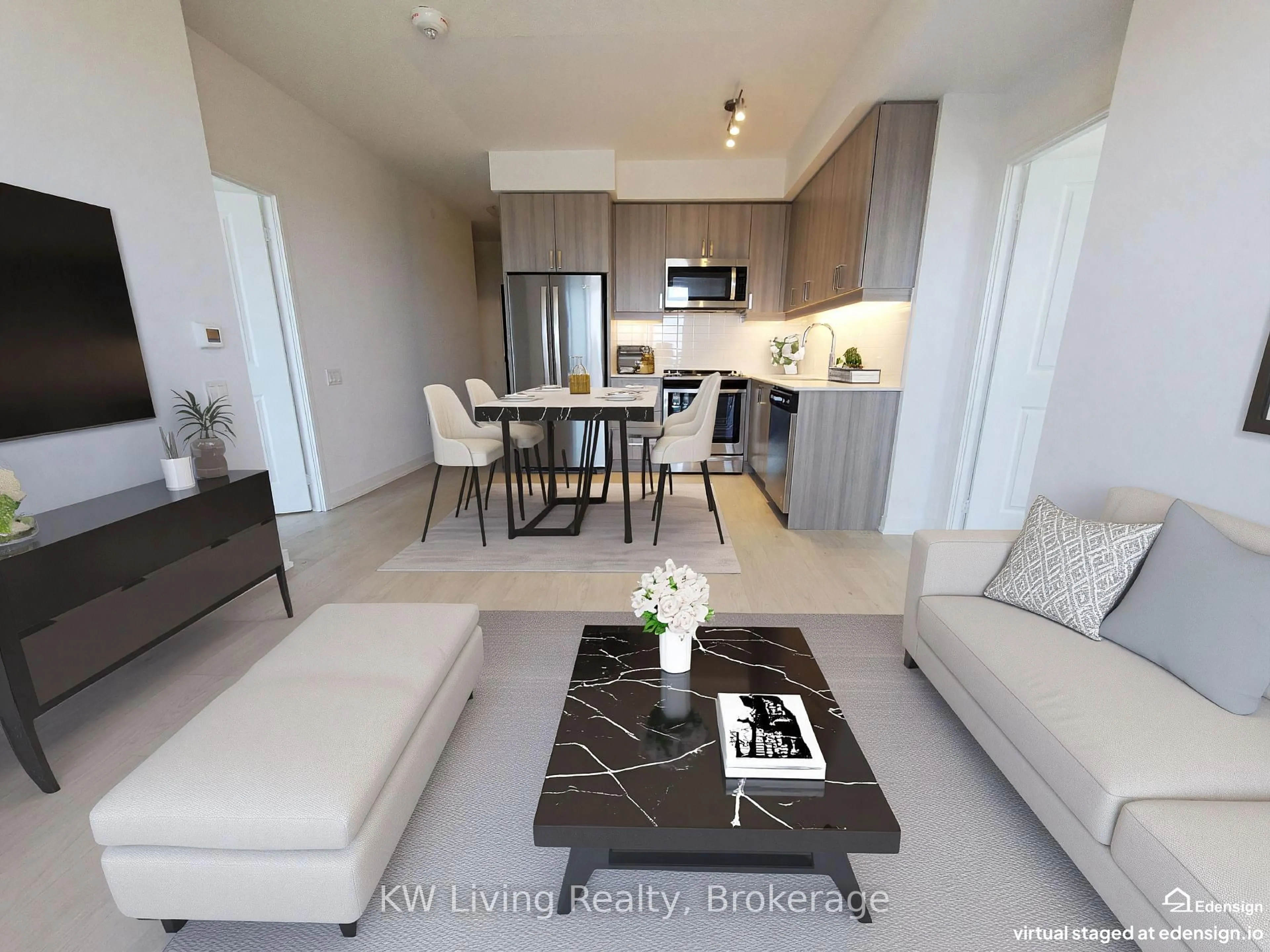 Living room with furniture, unknown for 8 Nahani Way #2720, Mississauga Ontario L4Z 0C6