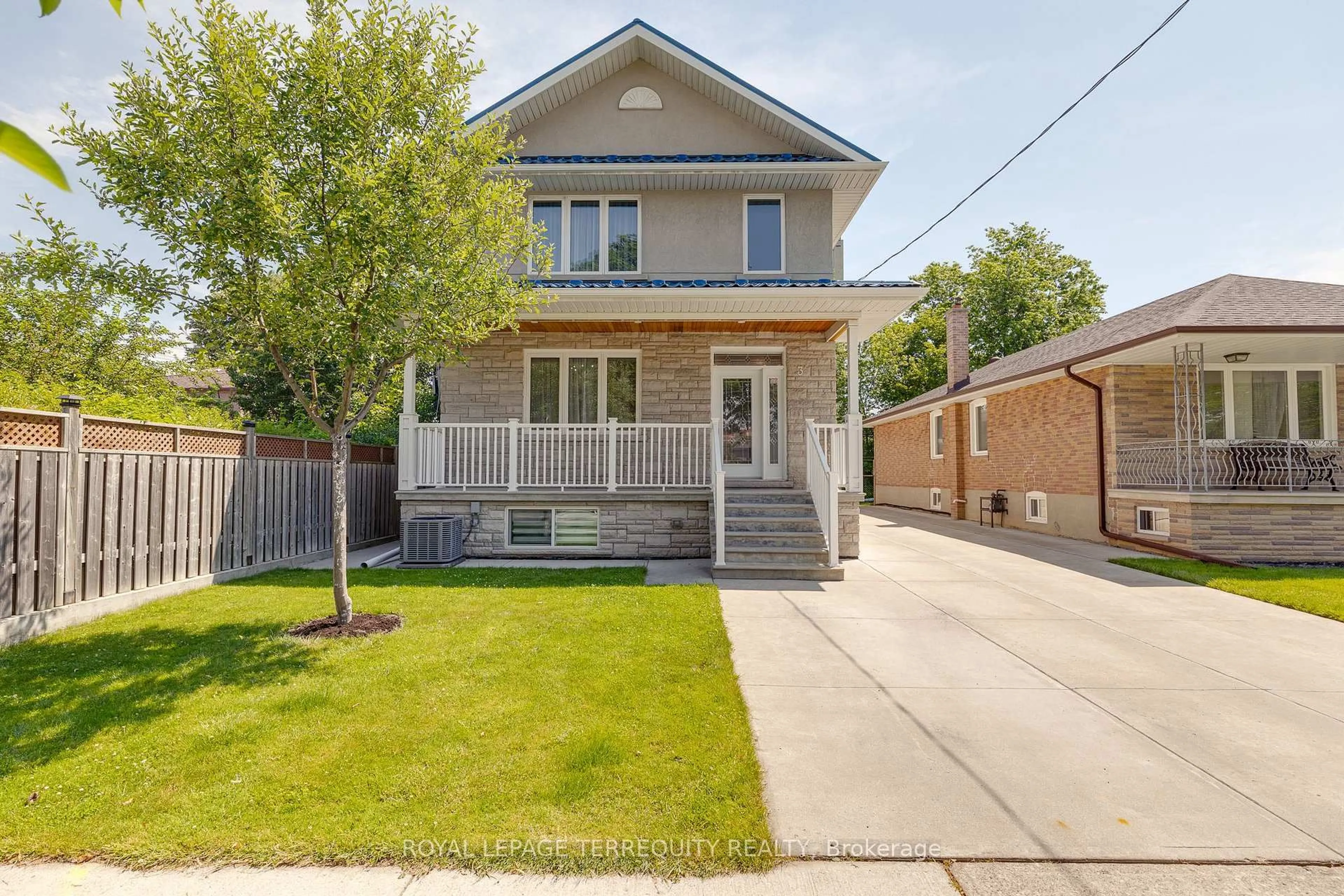 Home with brick exterior material, street for 3 Gair Dr, Toronto Ontario M8W 4P2