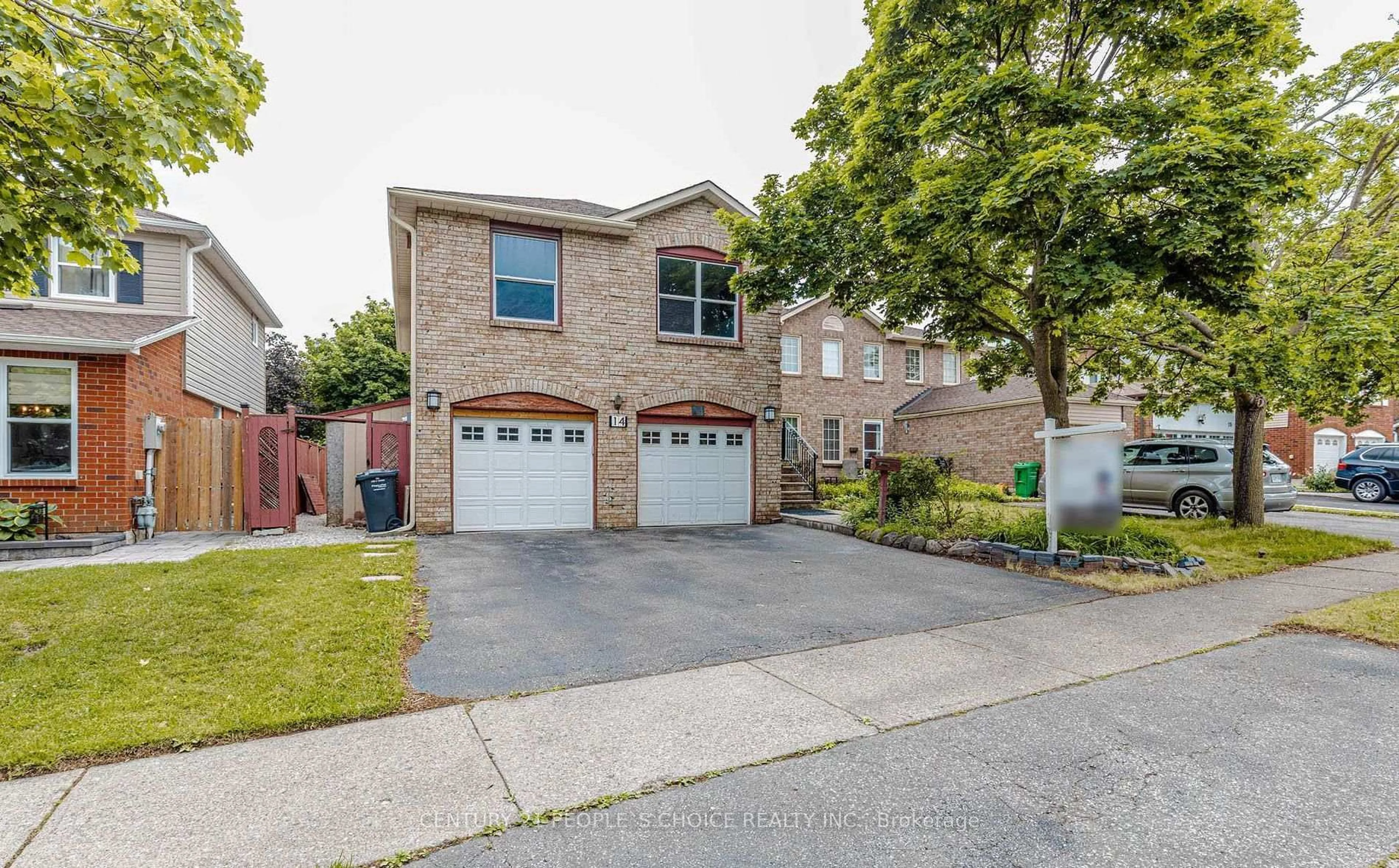 Home with brick exterior material, street for 14 Morado Crt, Brampton Ontario L6S 4H7