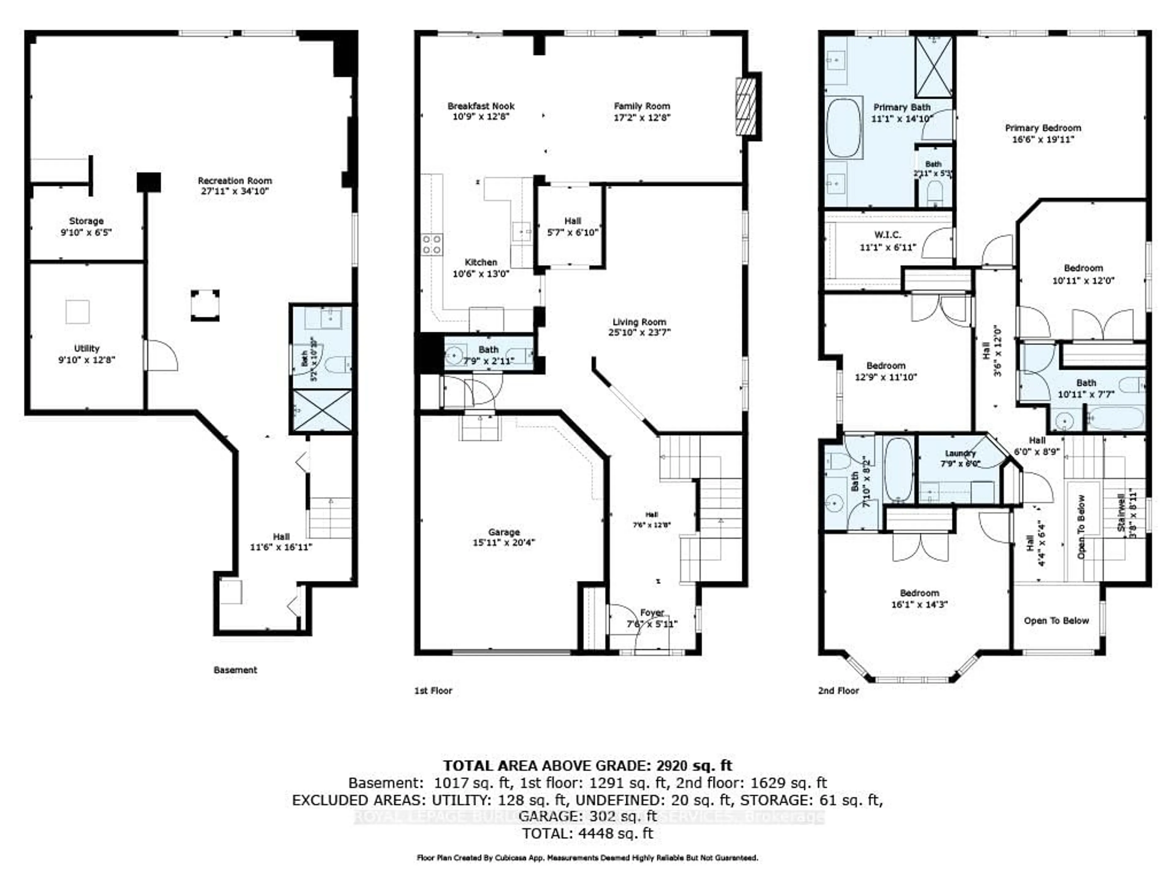 Floor plan for 2330 Valleyridge Dr, Oakville Ontario L6M 5C7