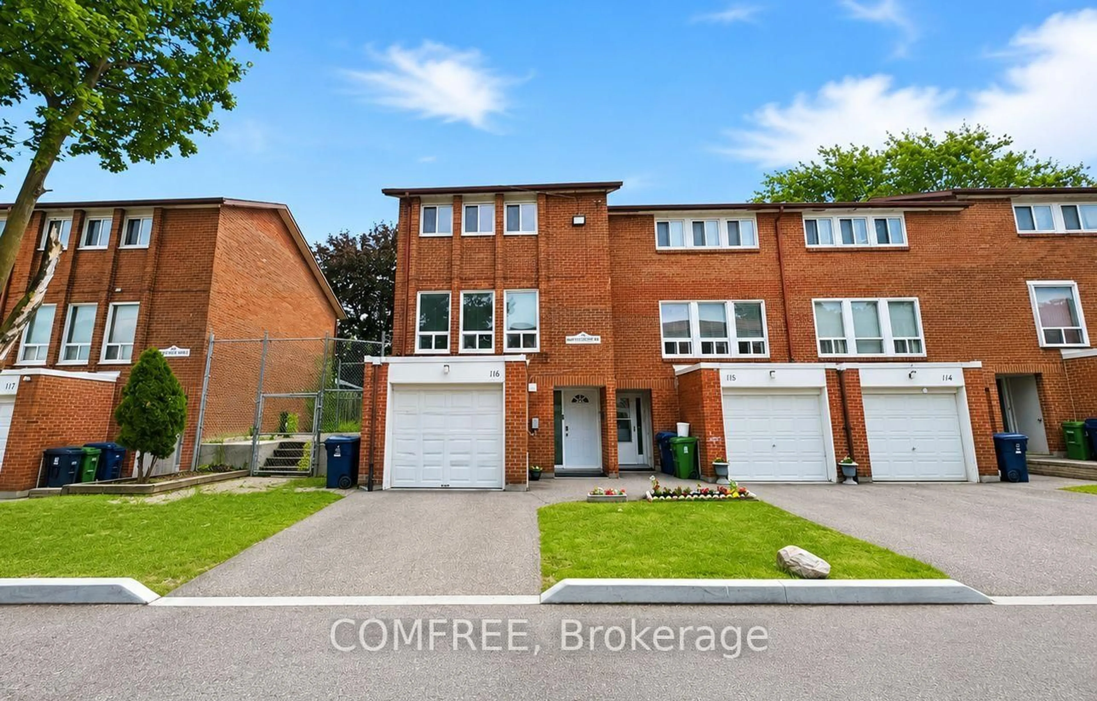 Home with brick exterior material, street for 1793 Martin Grove Rd #116, Toronto Ontario M9V 3S5