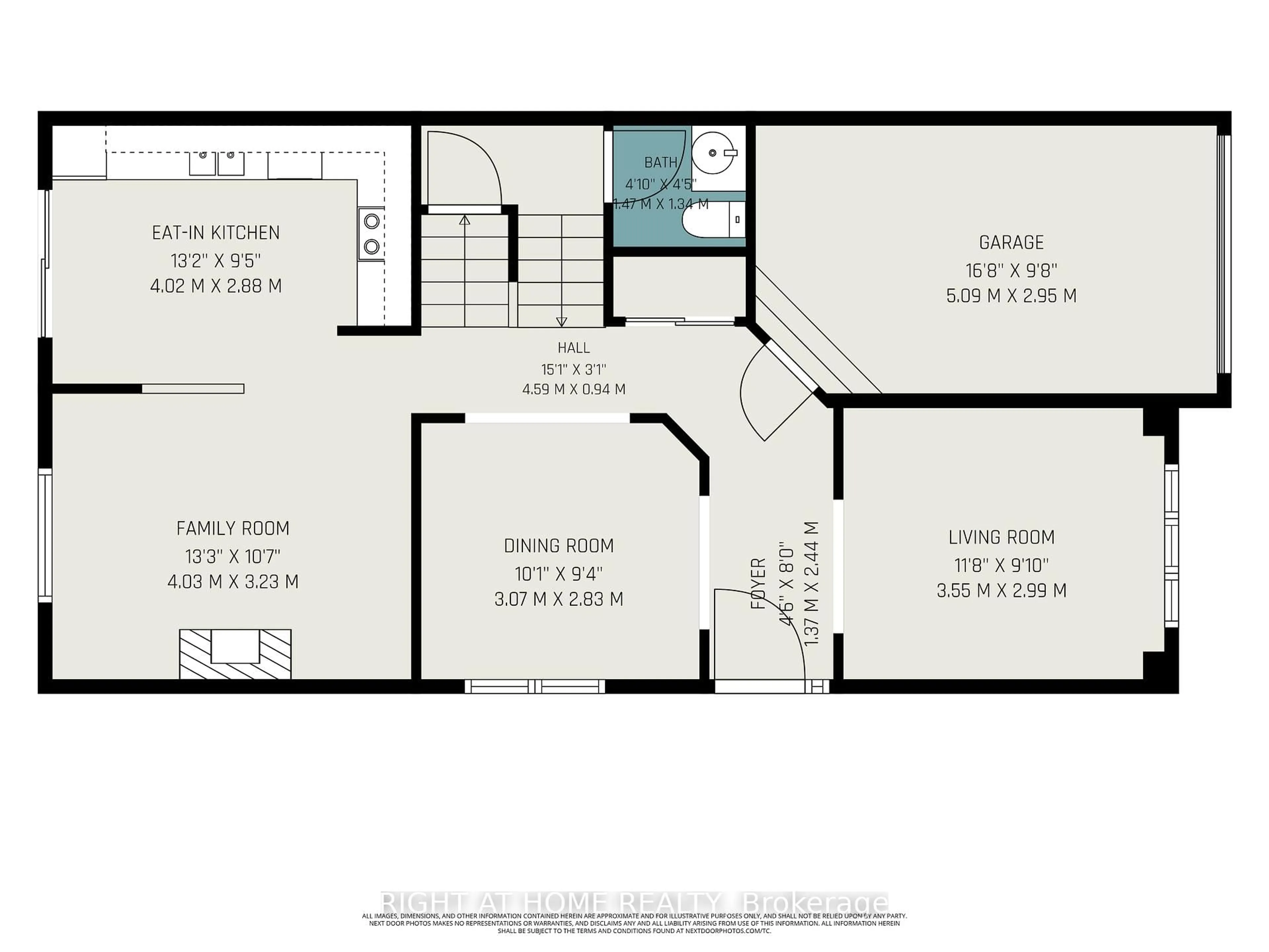 Floor plan for 35 Malta Ave #34, Brampton Ontario L6Y 5B4