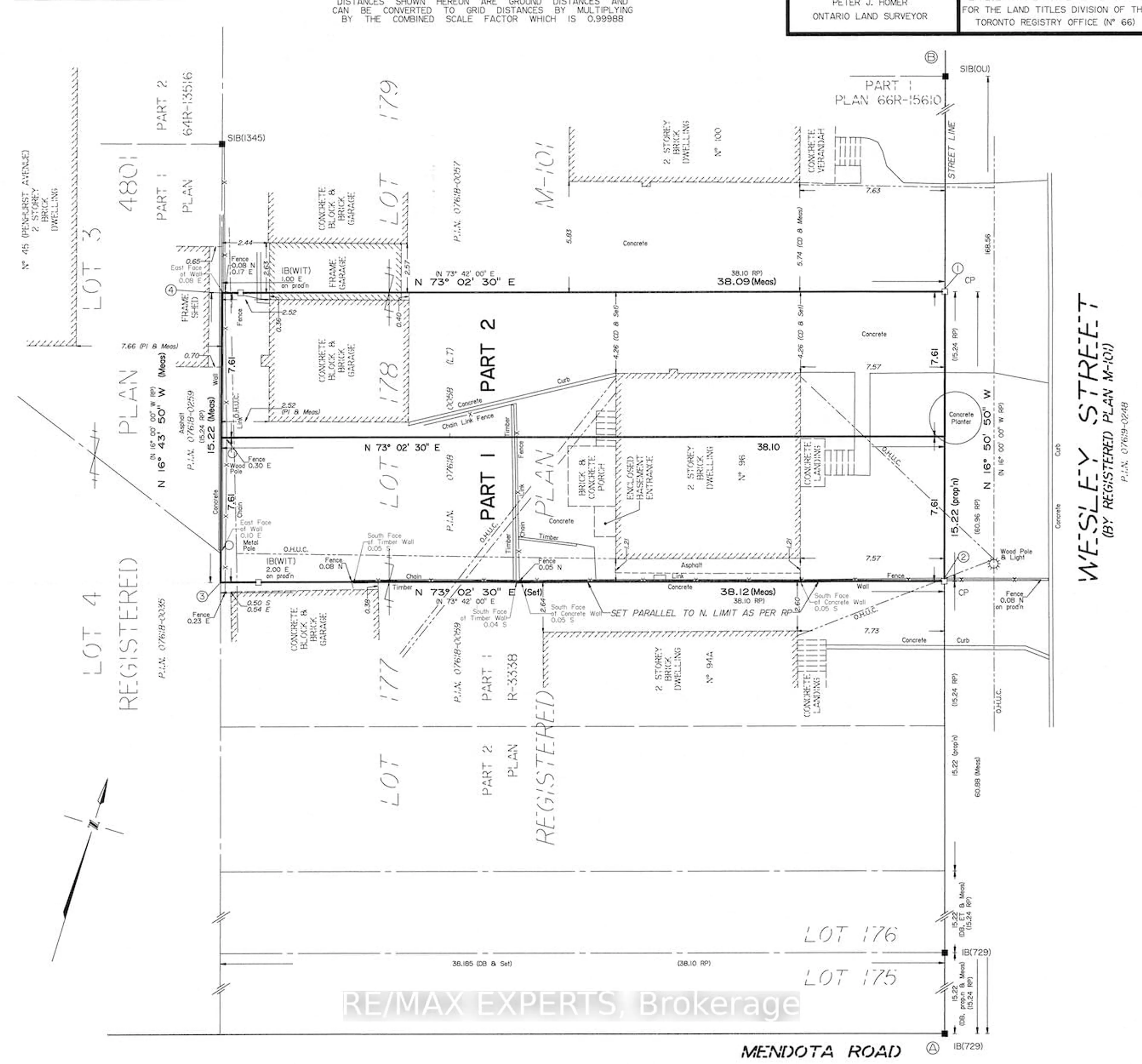 Floor plan for 96 Wesley St, Toronto Ontario M8Y 2W7