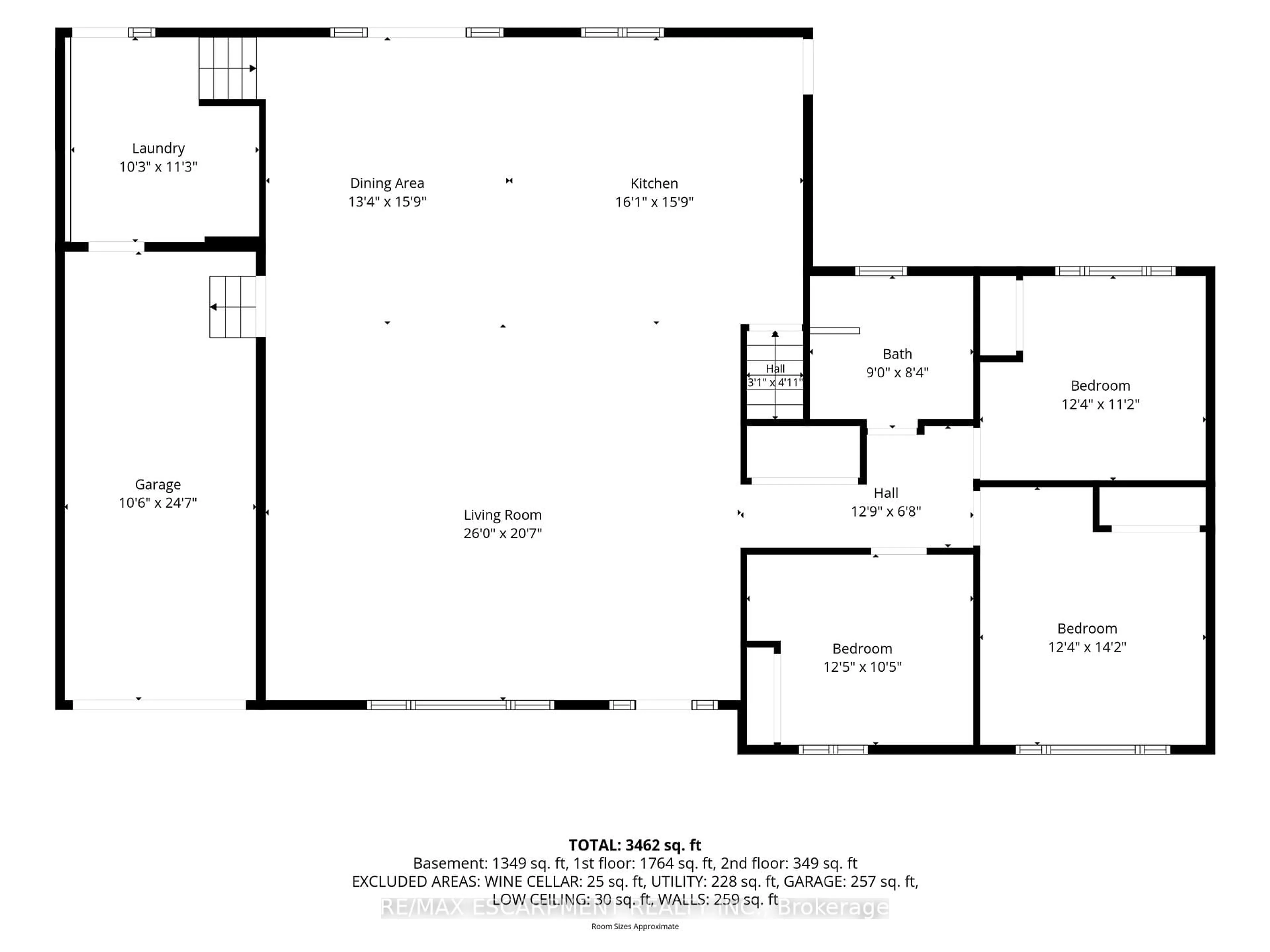 Floor plan for 270 Poplar Dr, Burlington Ontario L7L 2N4