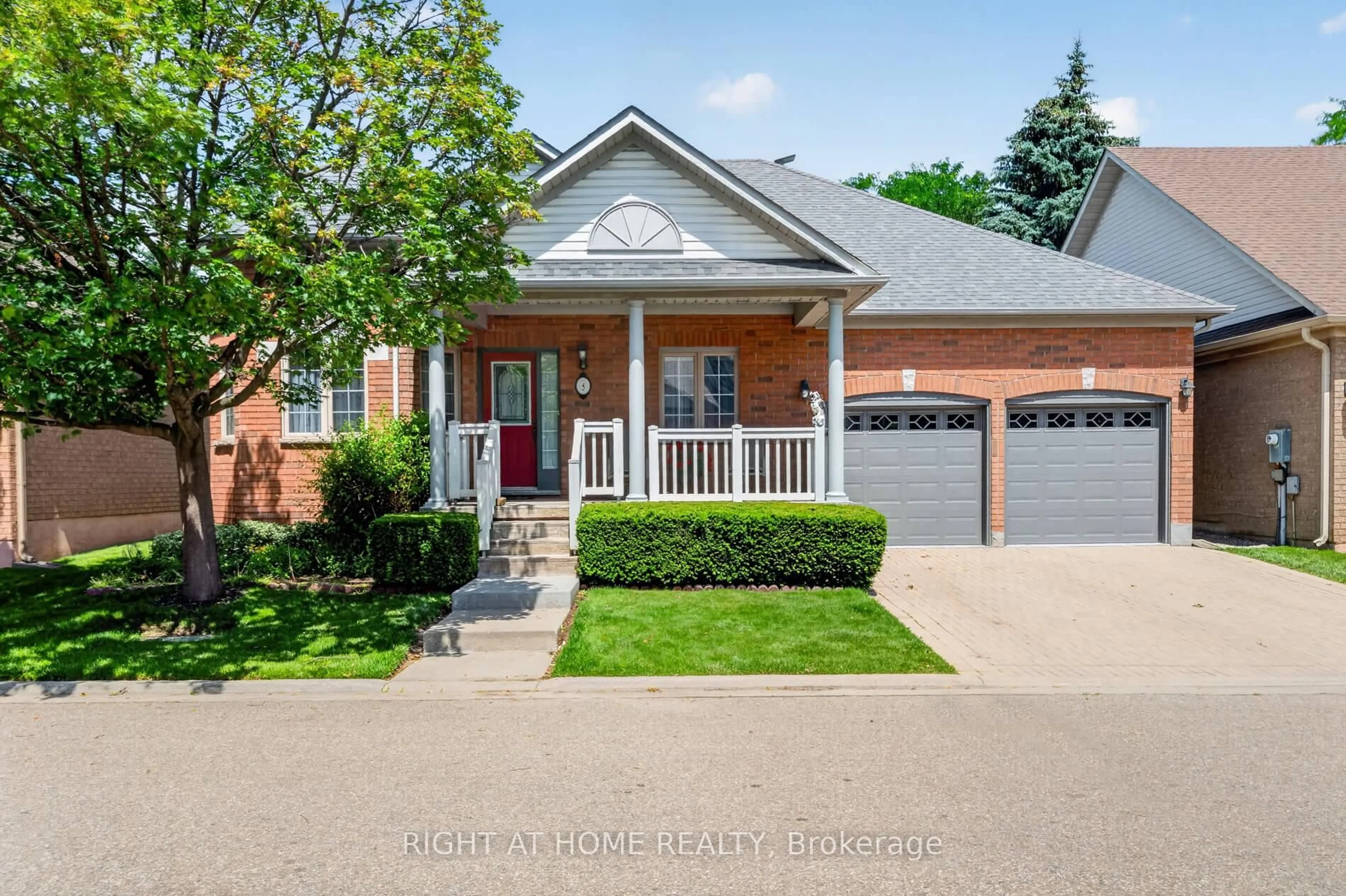 Home with brick exterior material, street for 5 Orchard Park Gate, Brampton Ontario L6R 1W5
