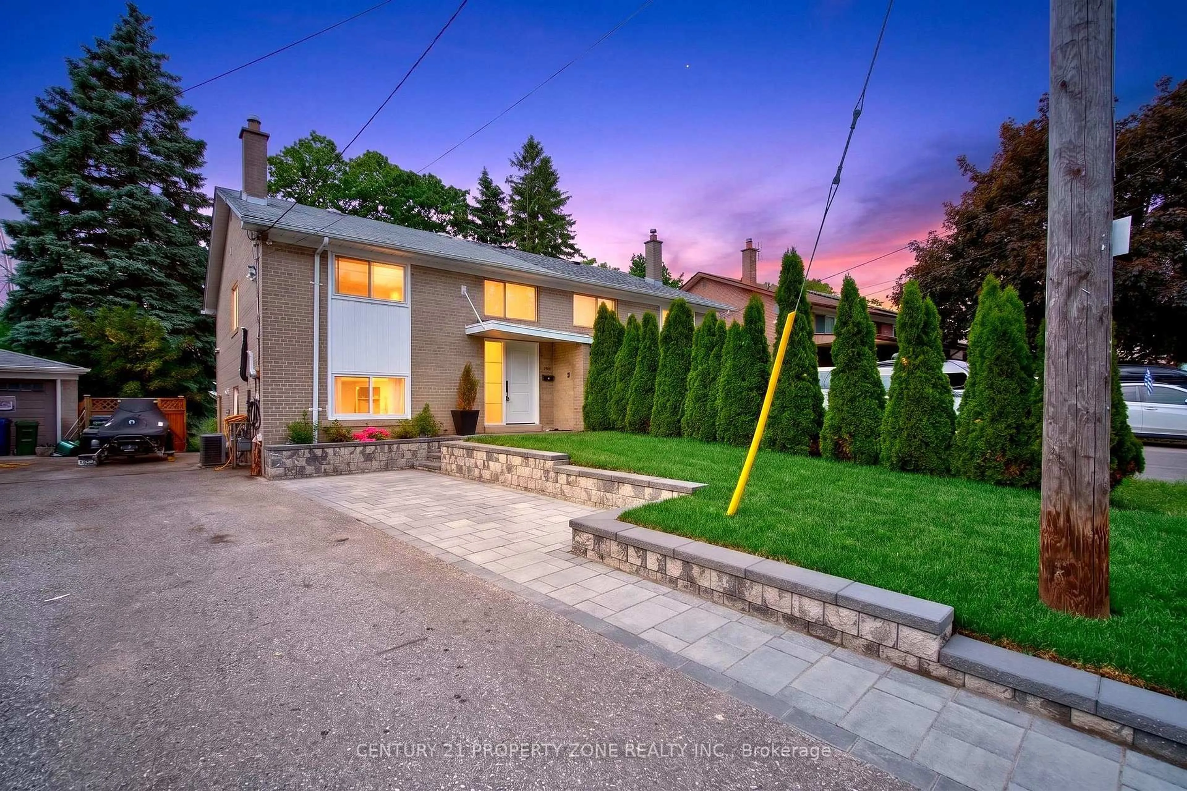 Home with brick exterior material, street for 121 Saint Lucie Dr, Toronto Ontario M9M 1T4
